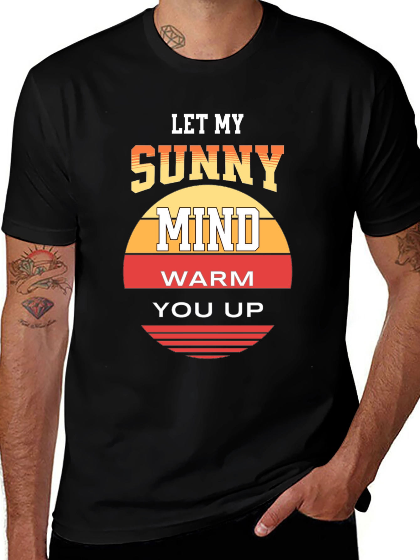 Variant 5 of Sunny Mind Graphic Tee - Let My Mind Warm You Up