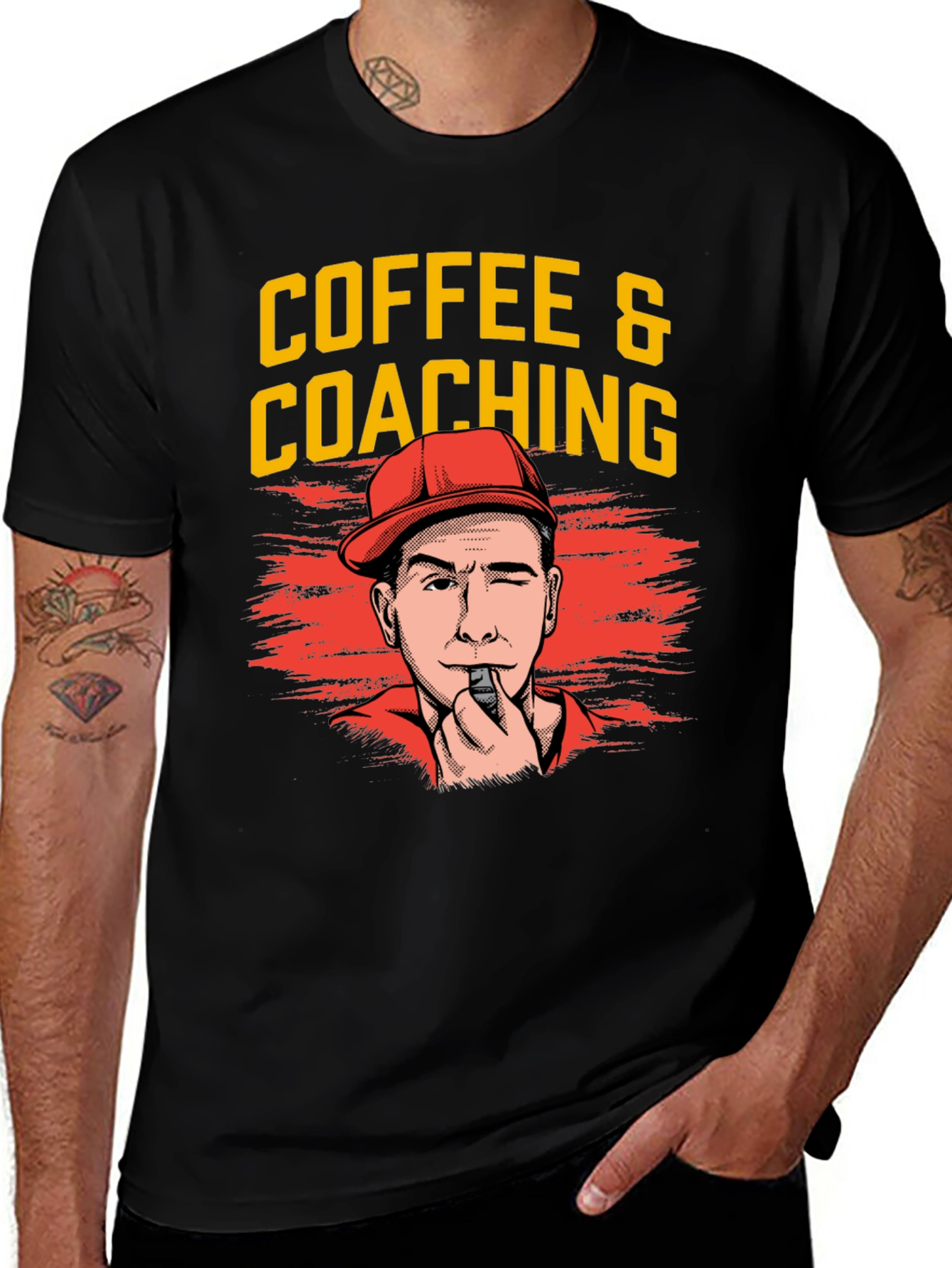Variant 17 of Coffee & Coaching Graphic Tee