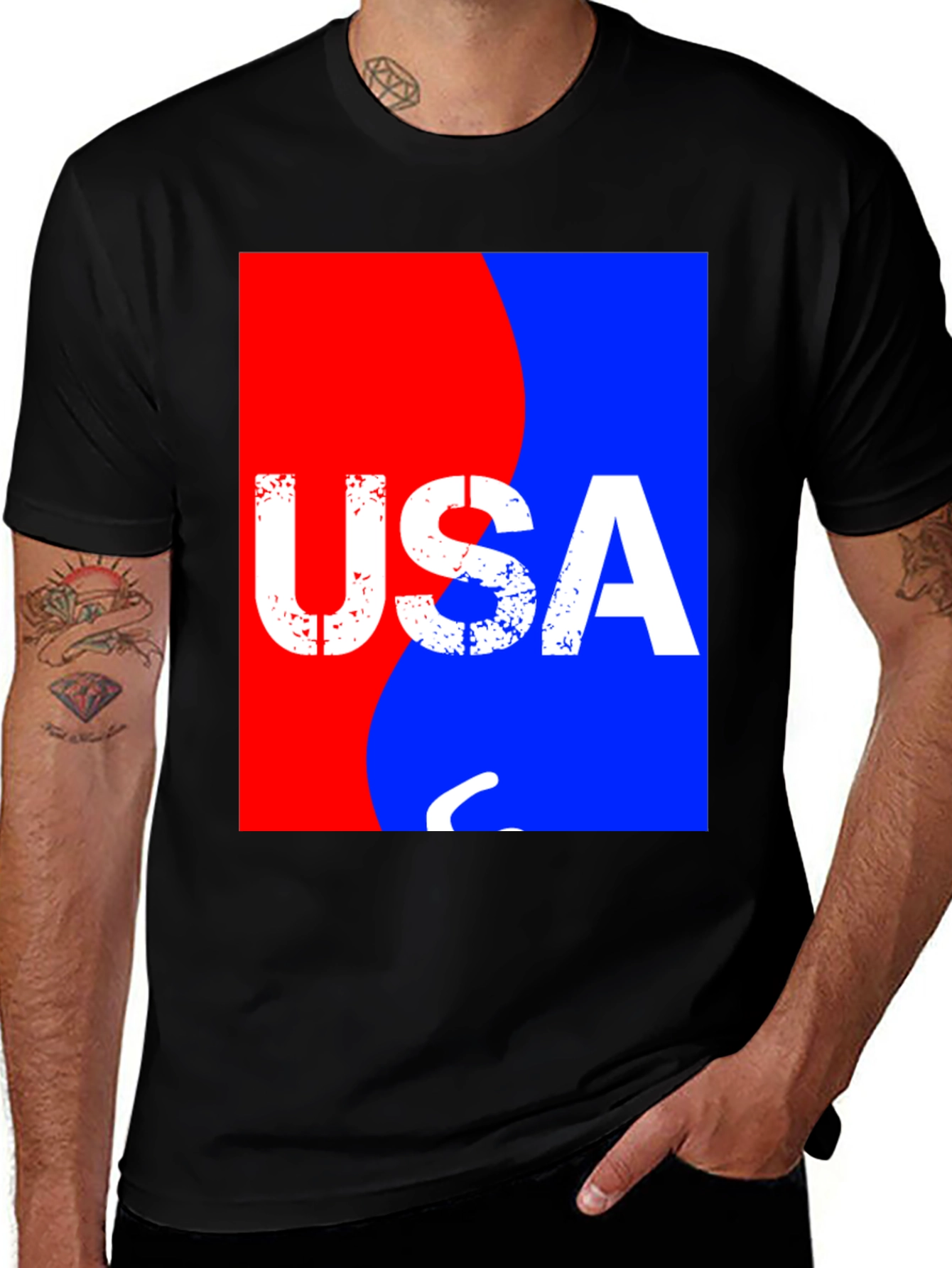USA Graphic T-Shirt - Patriotic Style