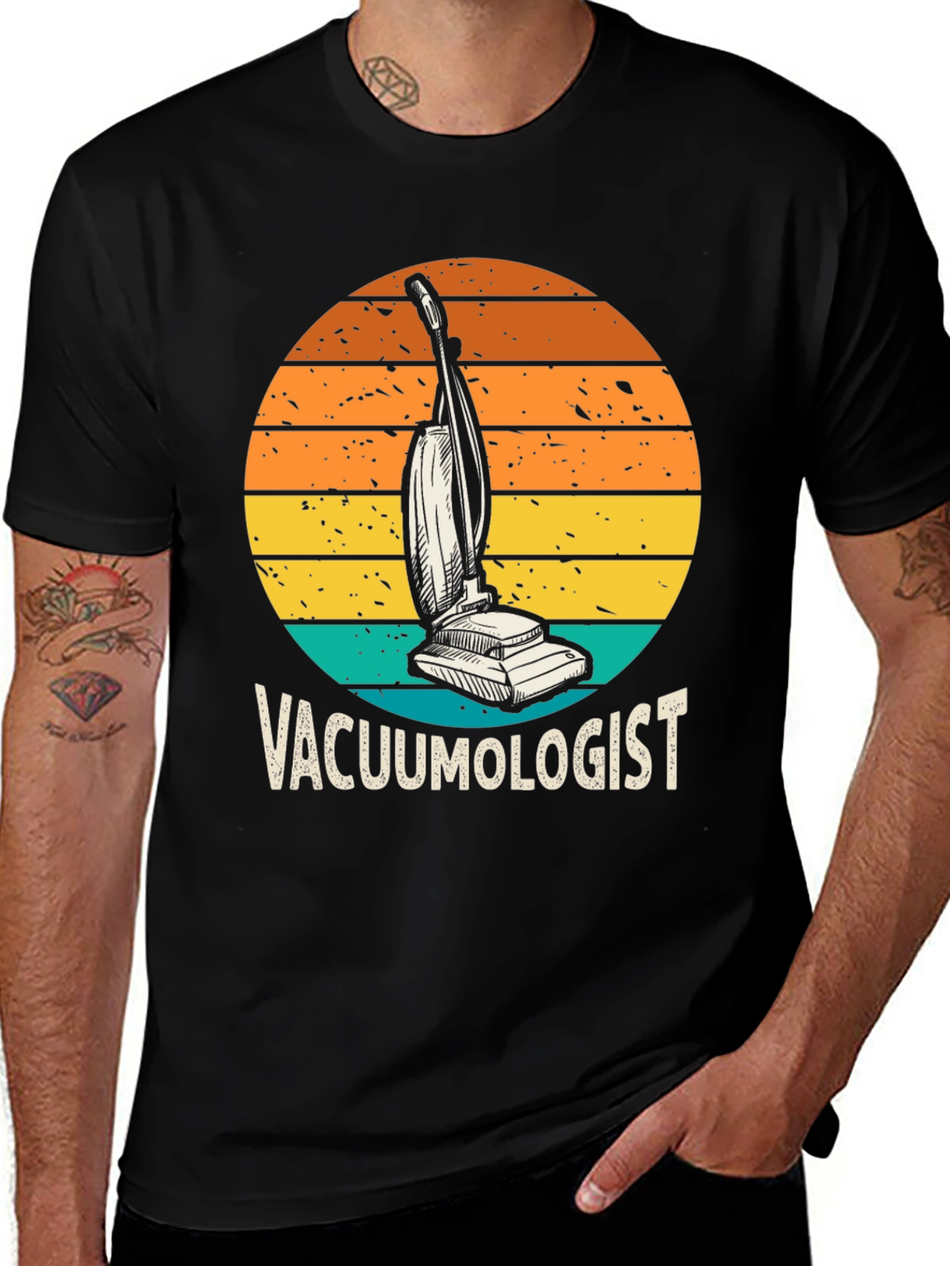 Variant 18 of Vacuumologist Graphic T-Shirt - Cleaning Humor Tee