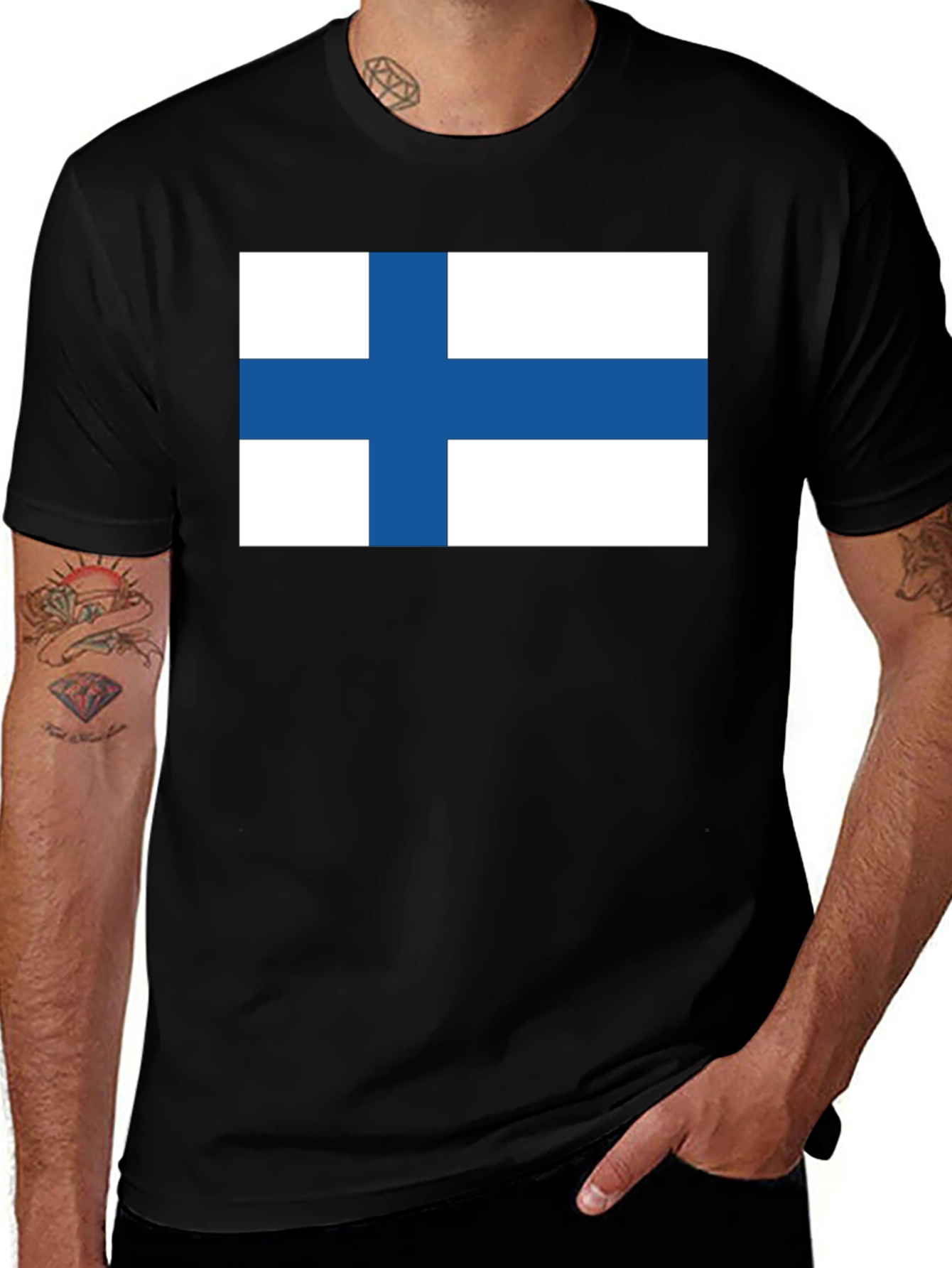 Finland Flag T-Shirt - Show Your Finnish Pride!