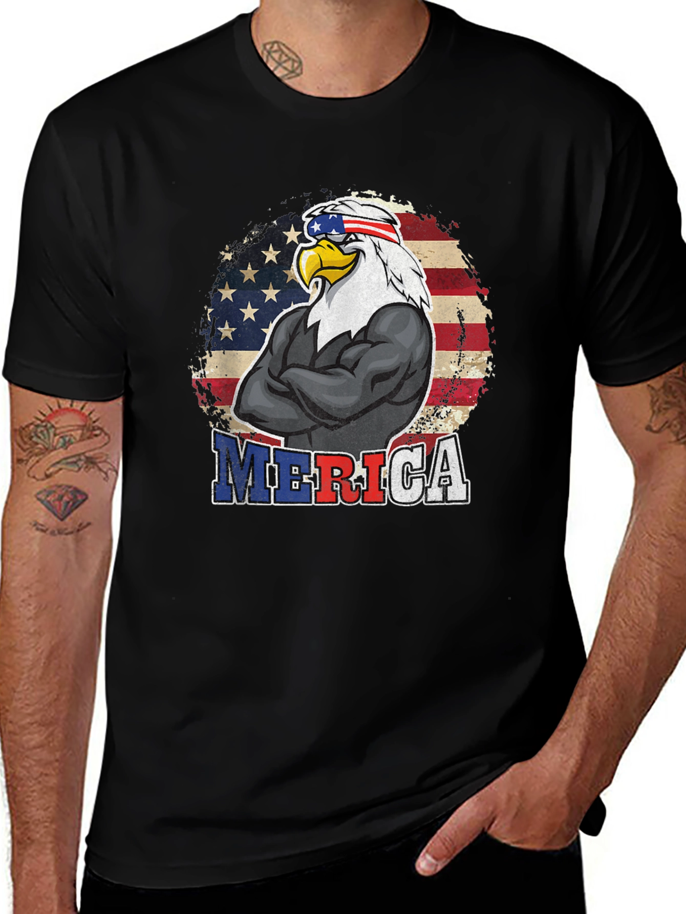 Patriotic Eagle T-Shirt - 'Merica Pride!