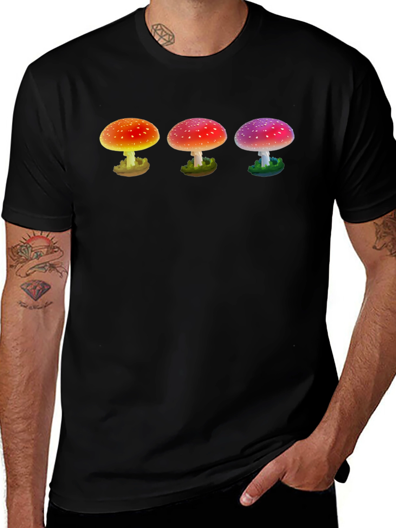 Variant 3 of Trippy Mushroom Graphic T-Shirt