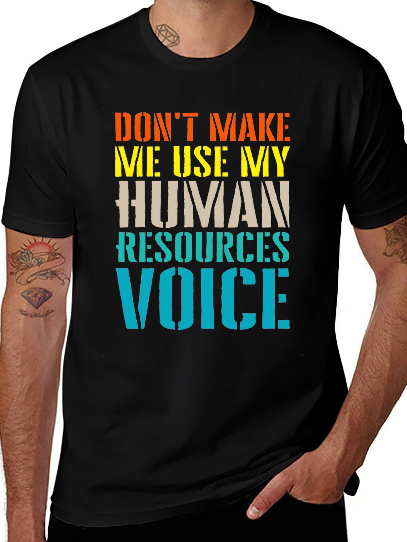 Human Resources Voice Funny T-Shirt