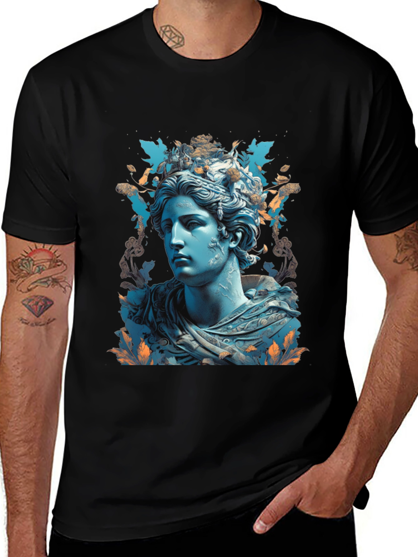 Variant 27 of Statue T-Shirt: Artistic Graphic Tee