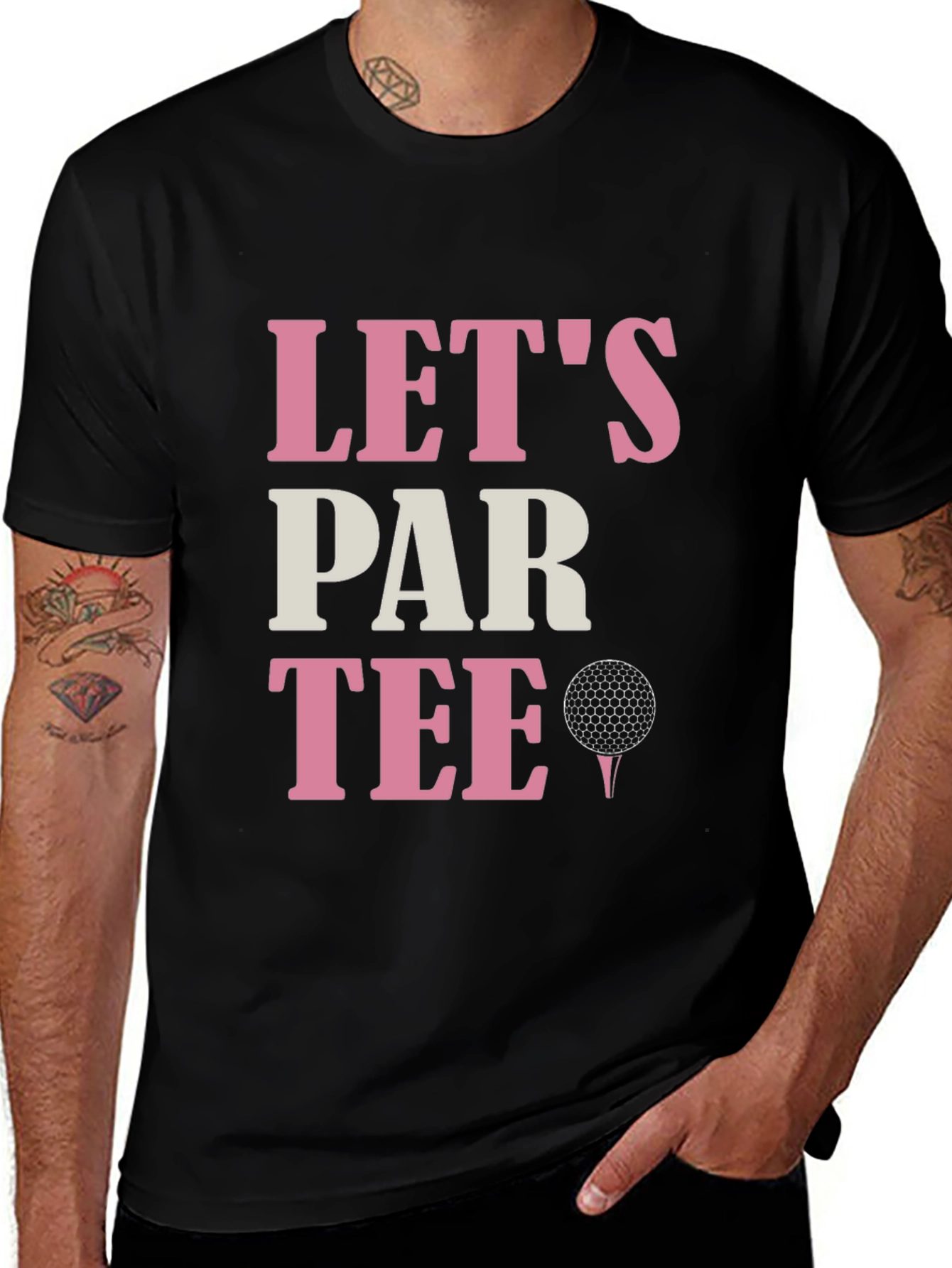 Variant 27 of Let's Par Tee Golf T-Shirt - Fun Golfing Tee