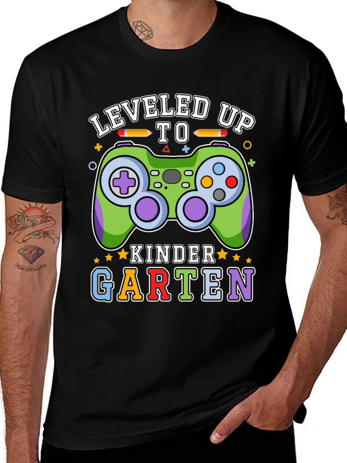 Leveled Up to Kindergarten Gamer T-Shirt