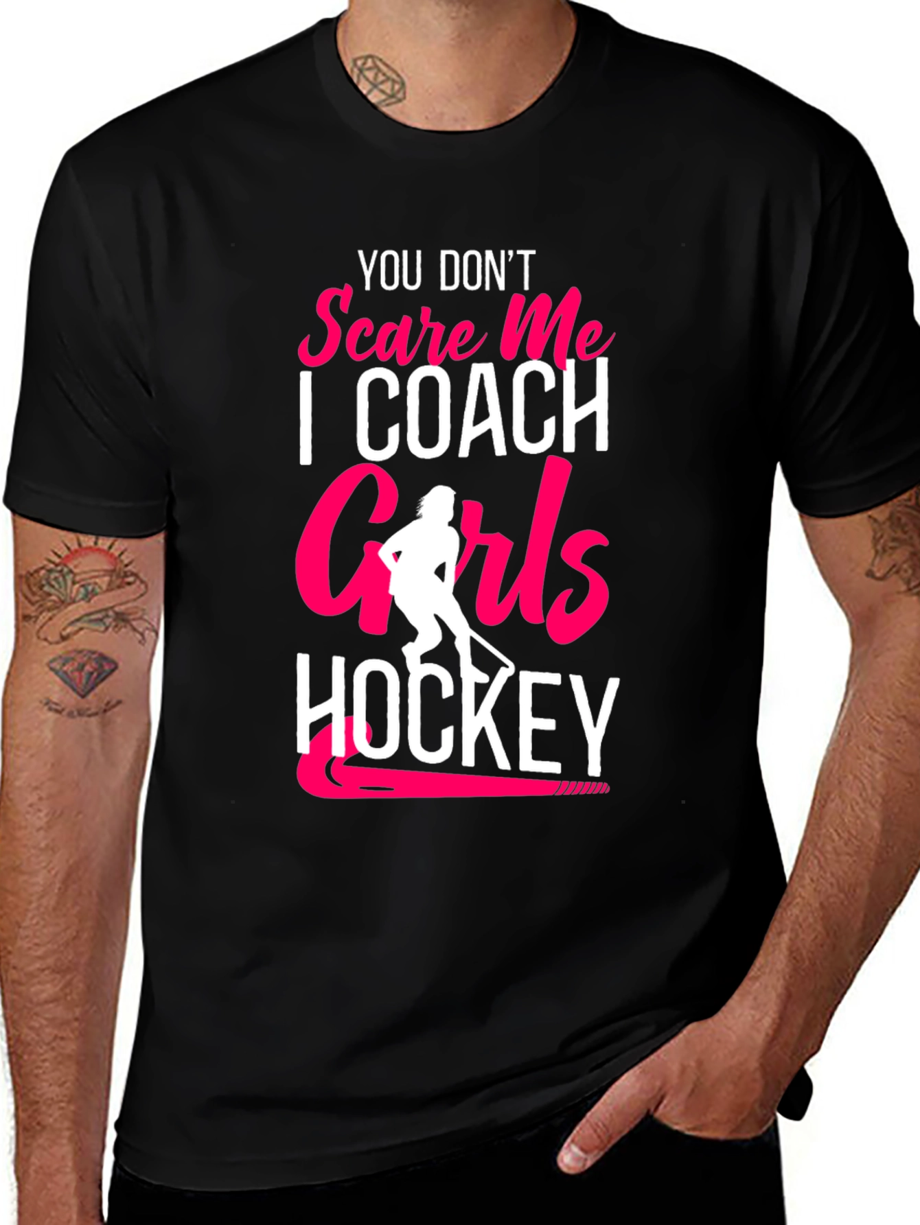 Variant 29 of Funny Hockey Coach T-Shirt