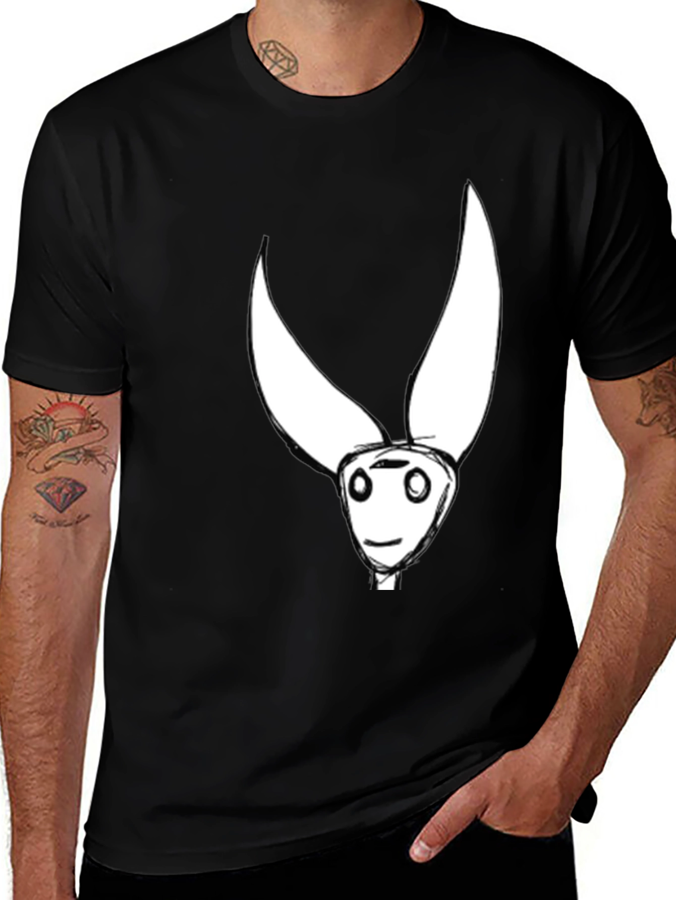 Variant 19 of Abstract Graphic Black T-Shirt