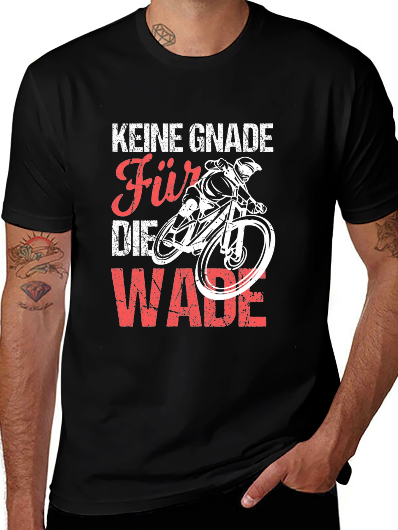 Variant 26 of Keine Gnade Für Die Wade Biking T-Shirt