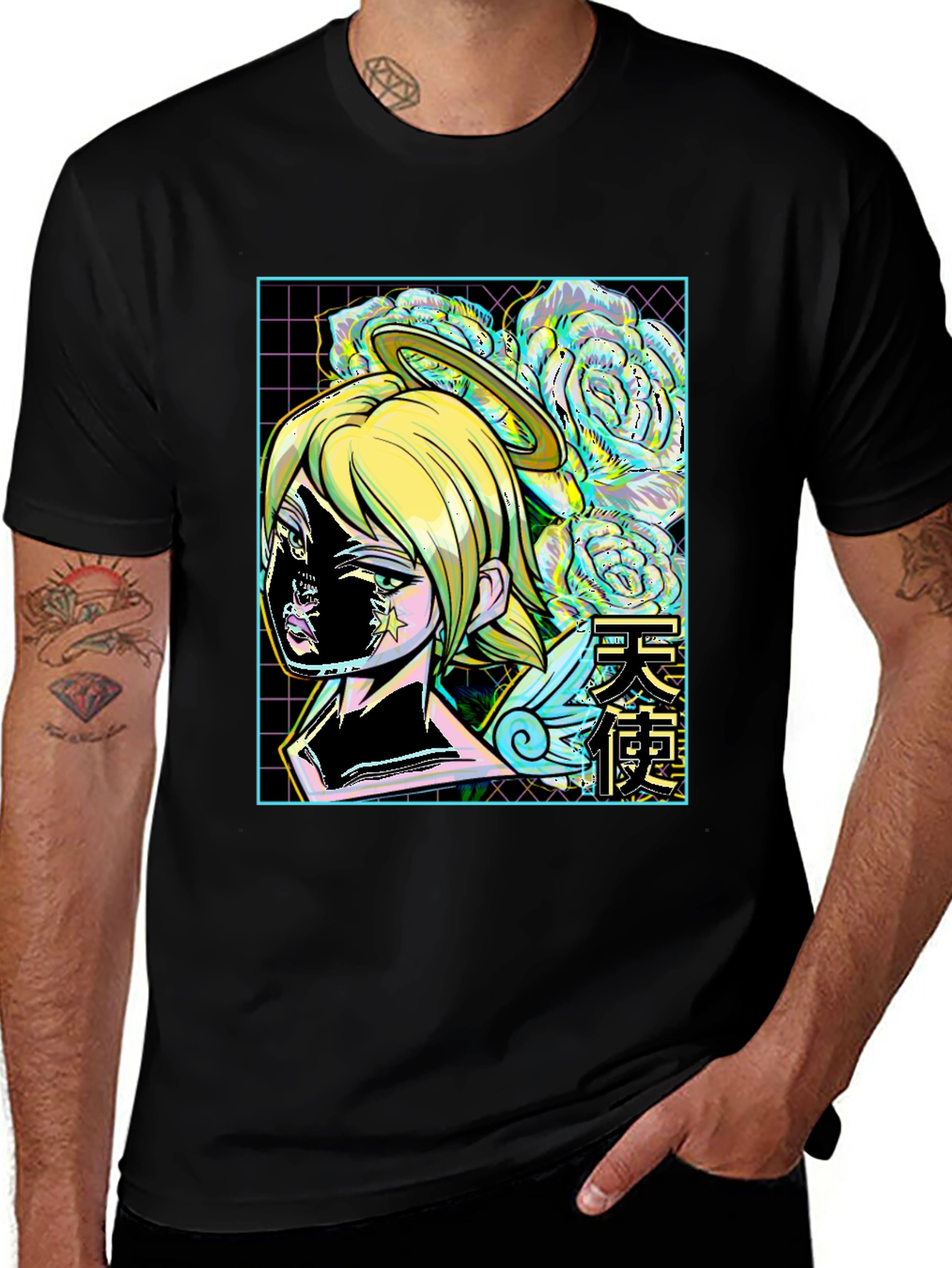 Variant 14 of Angel Anime Graphic Tee - Trendy Streetwear