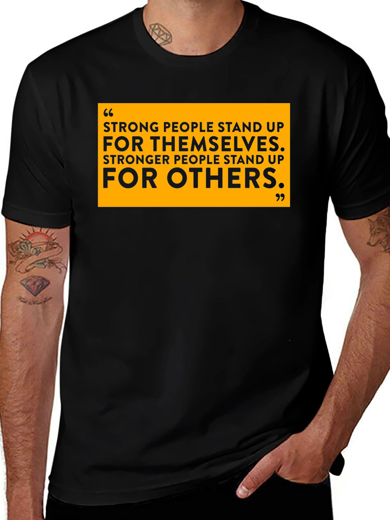 Variant 14 of Inspirational Quote Tee - Stand Up For Others