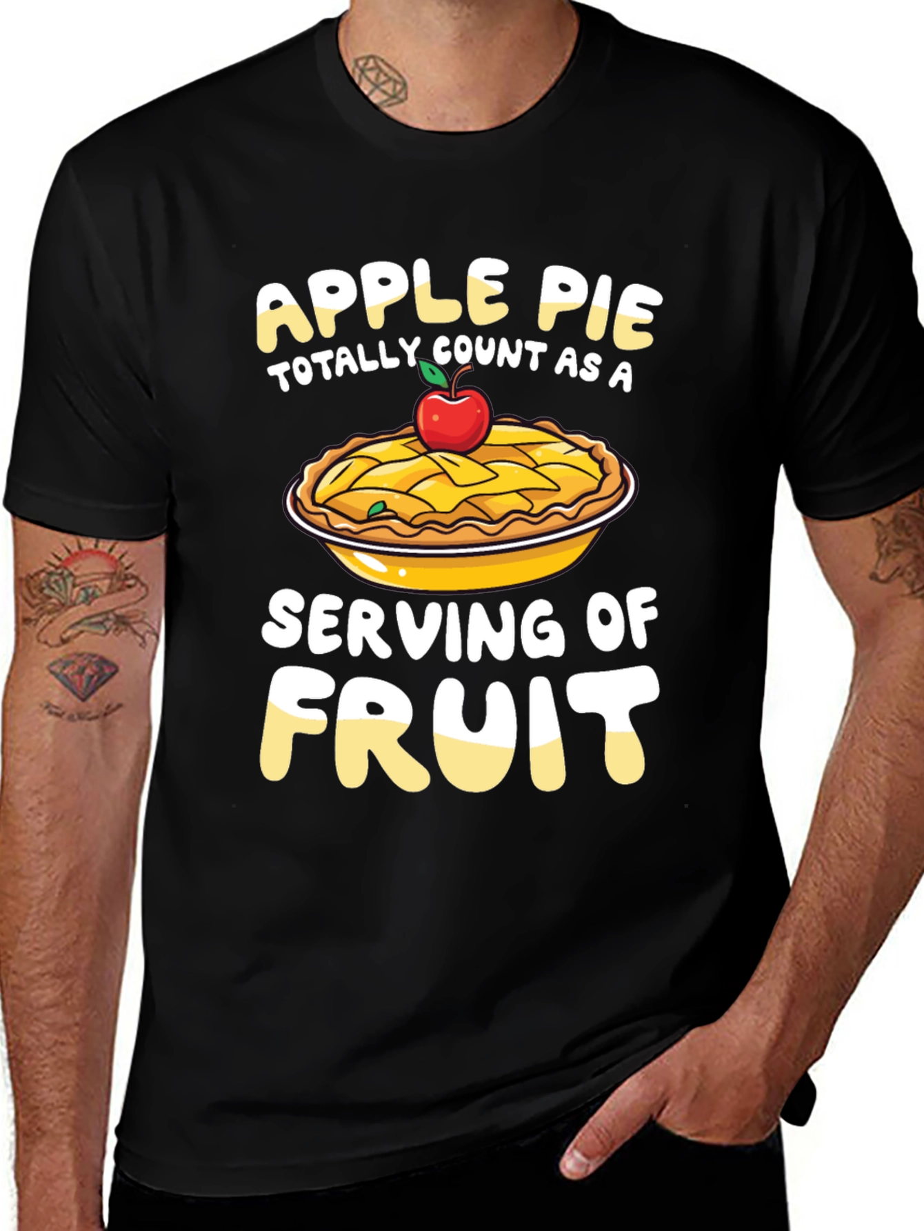 Apple Pie Serving of Fruit T-Shirt