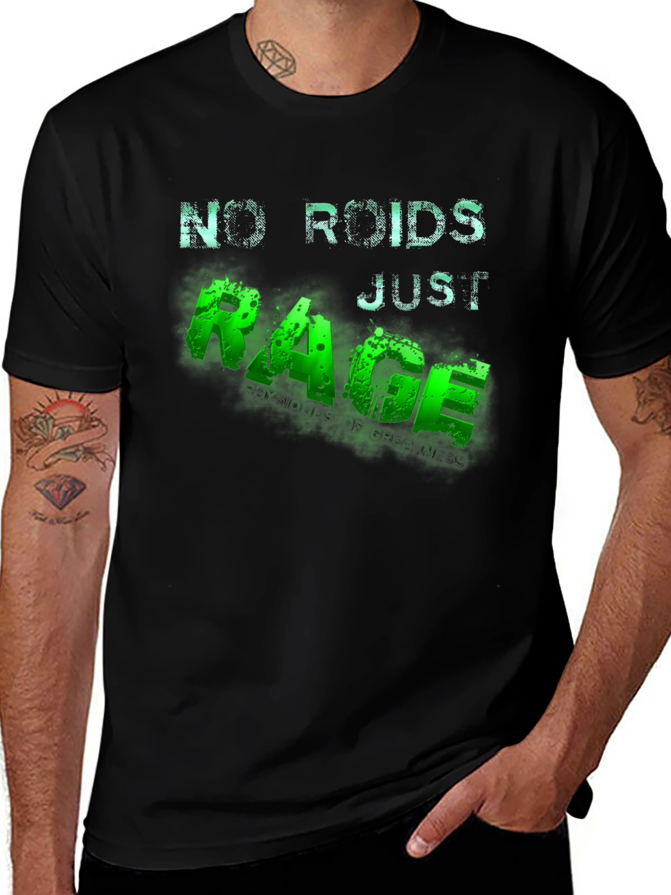 No Roids Just Rage Men's T-Shirt