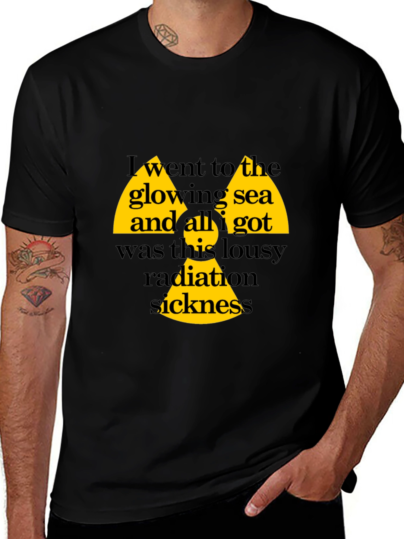 Variant 8 of Glowing Sea Radiation Graphic T-Shirt