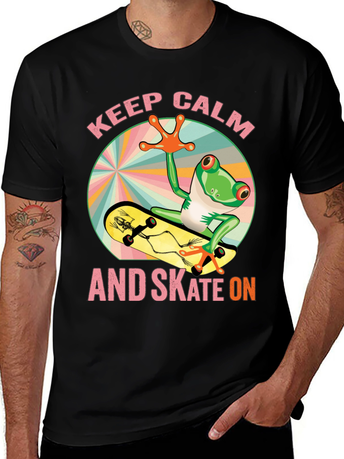 Keep Calm and Skate On T-Shirt
