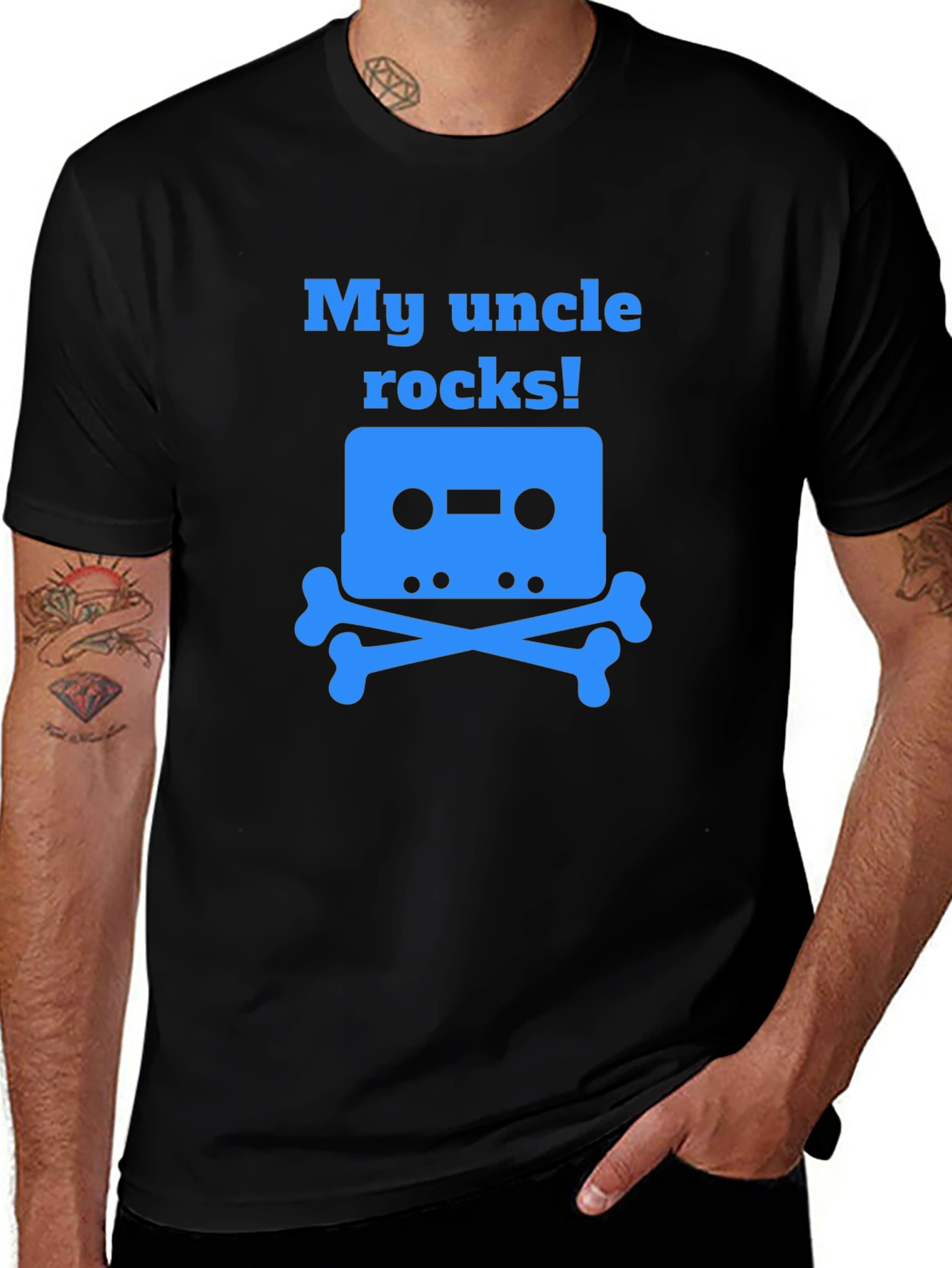 Variant 10 of My Uncle Rocks Cassette Tape T-Shirt