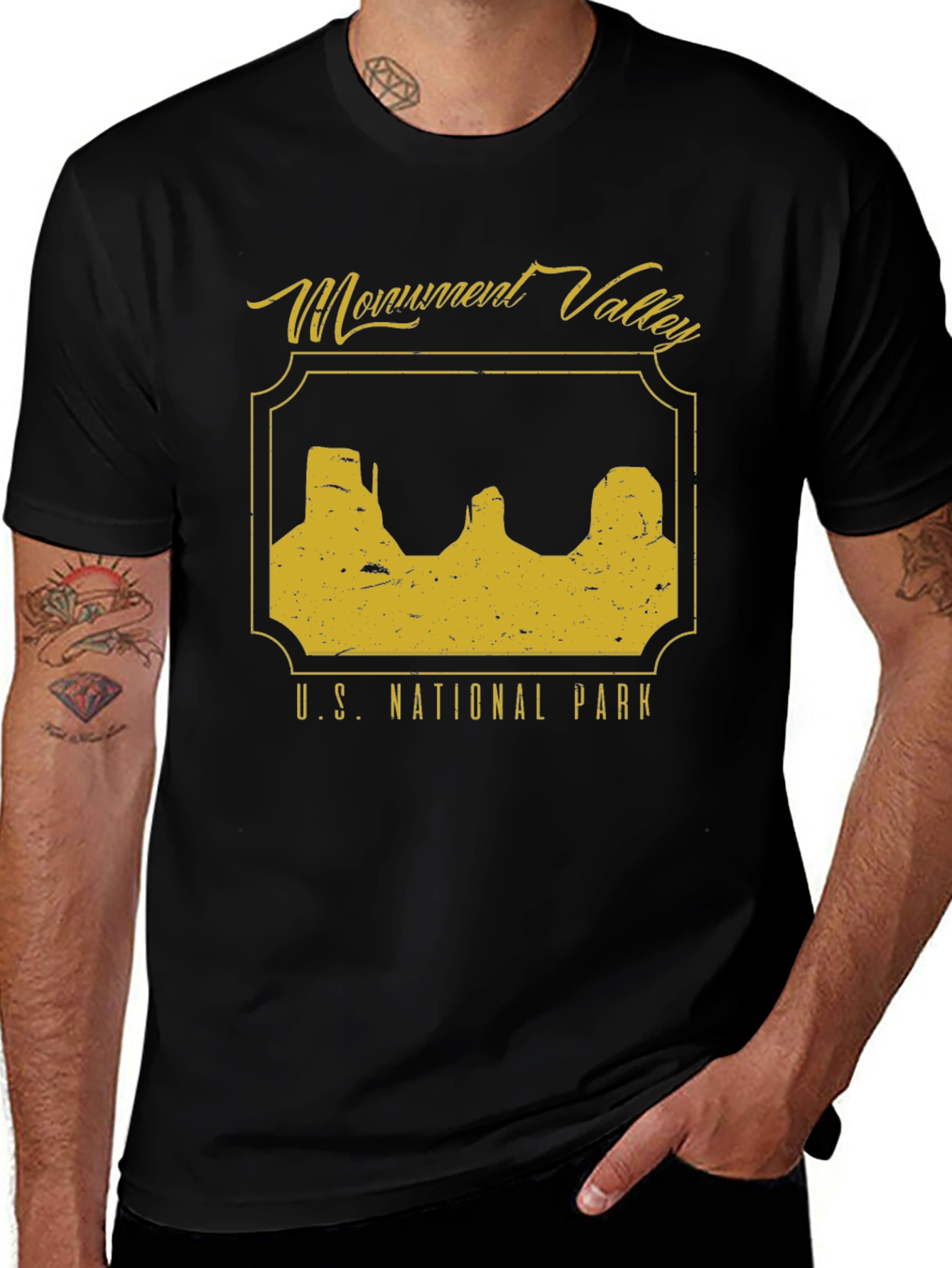 Monument Valley National Park Black T-Shirt