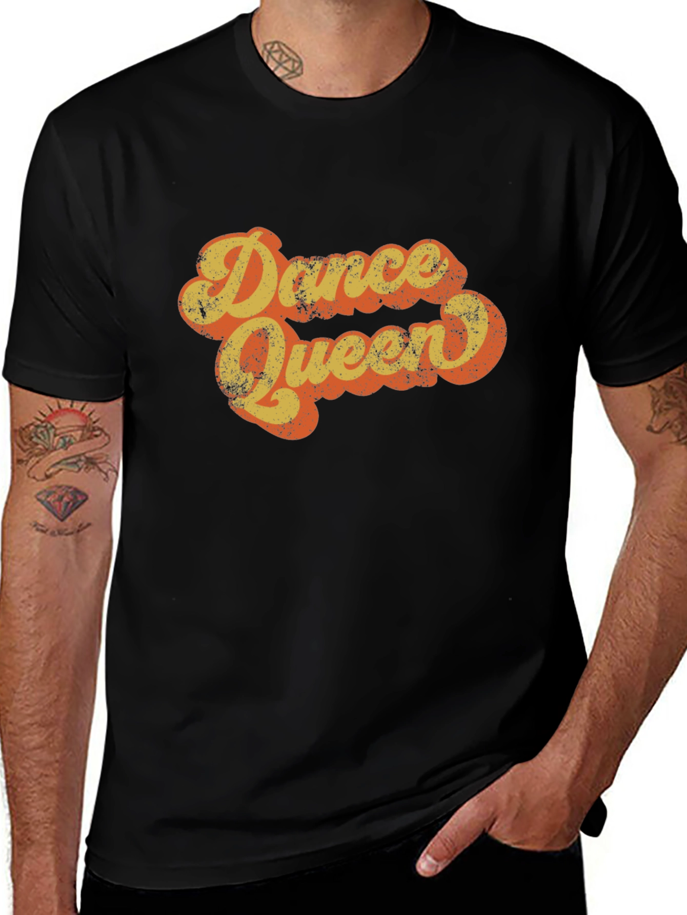 Variant 9 of Dance Queen Retro Style Graphic T-Shirt
