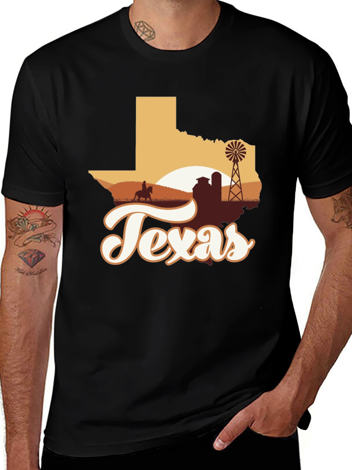 Texas Silhouette Graphic Tee