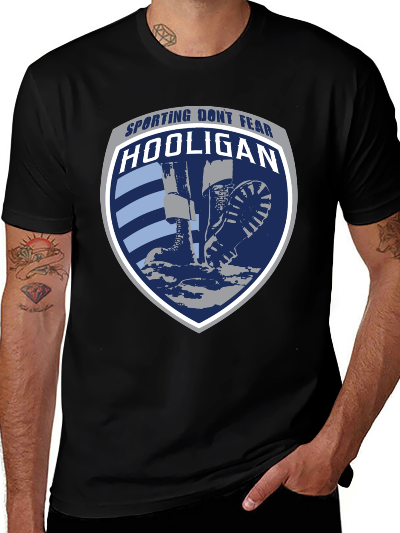 Hooligan Sporting T-Shirt - Casual Style