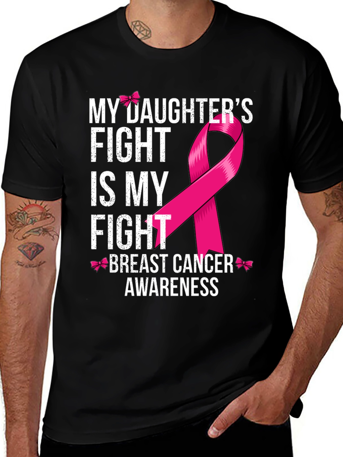 My Daughter's Fight Breast Cancer Awareness T-Shirt
