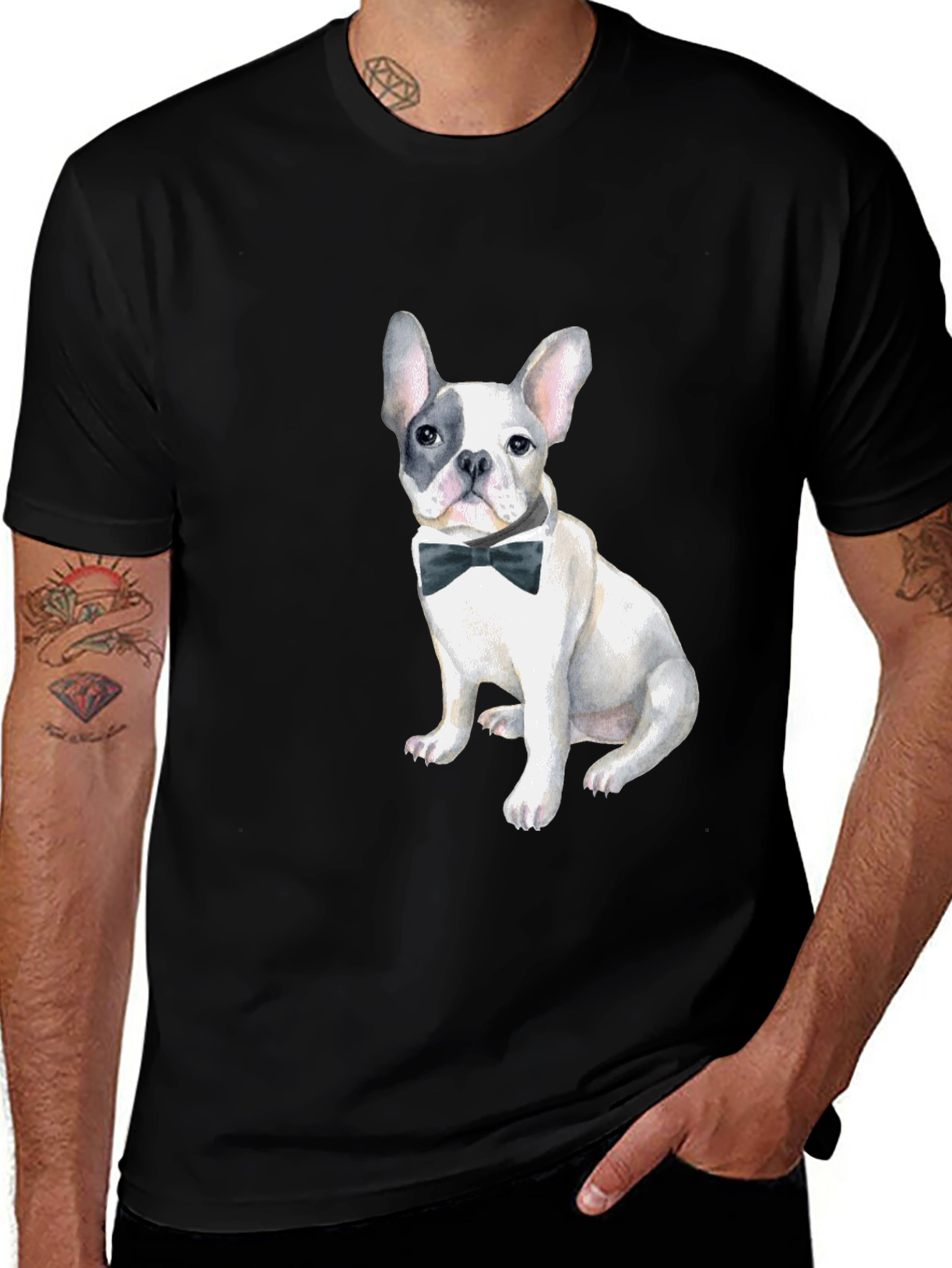 Variant 4 of Dog Bowtie T-Shirt