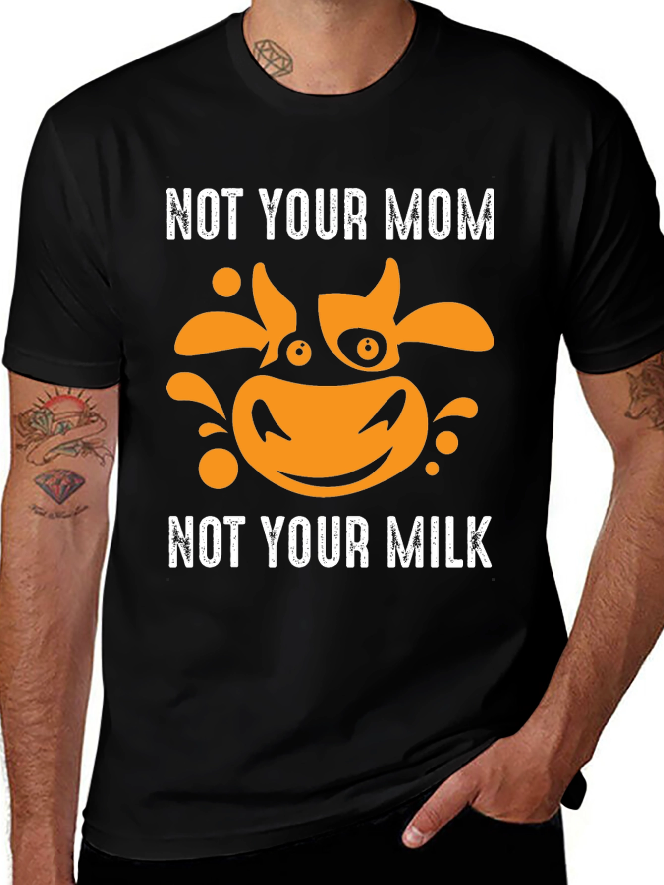 Not Your Mom Not Your Milk Vegan T-Shirt