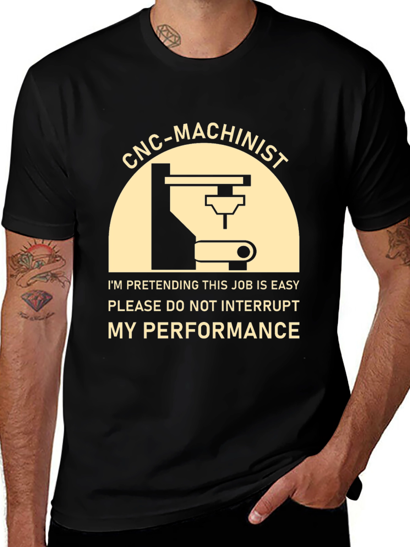 CNC Machinist Funny T-Shirt - Do Not Interrupt