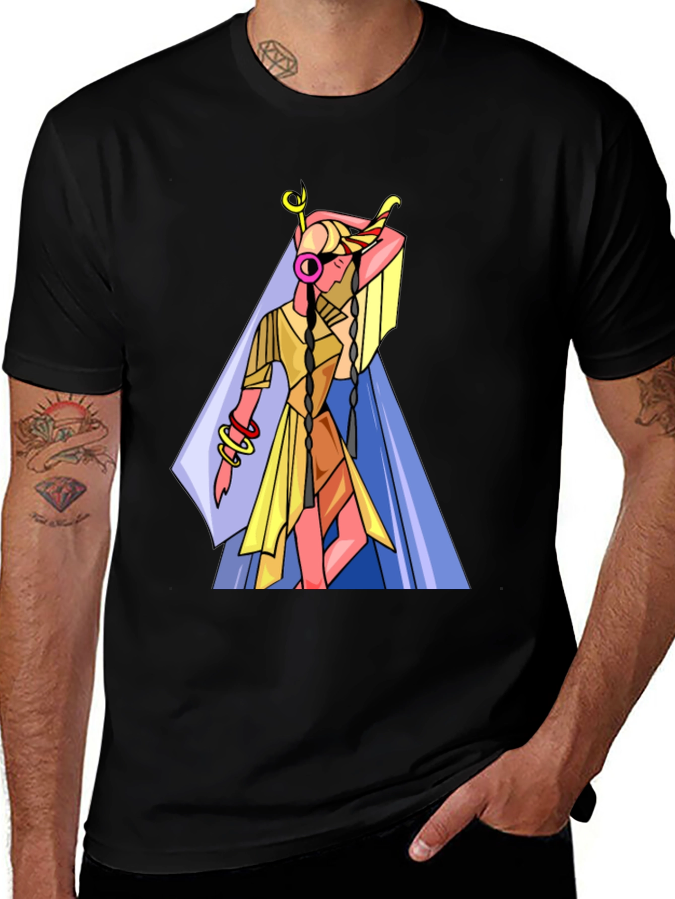 Variant 18 of Stylish Graphic Tee - Egyptian Goddess