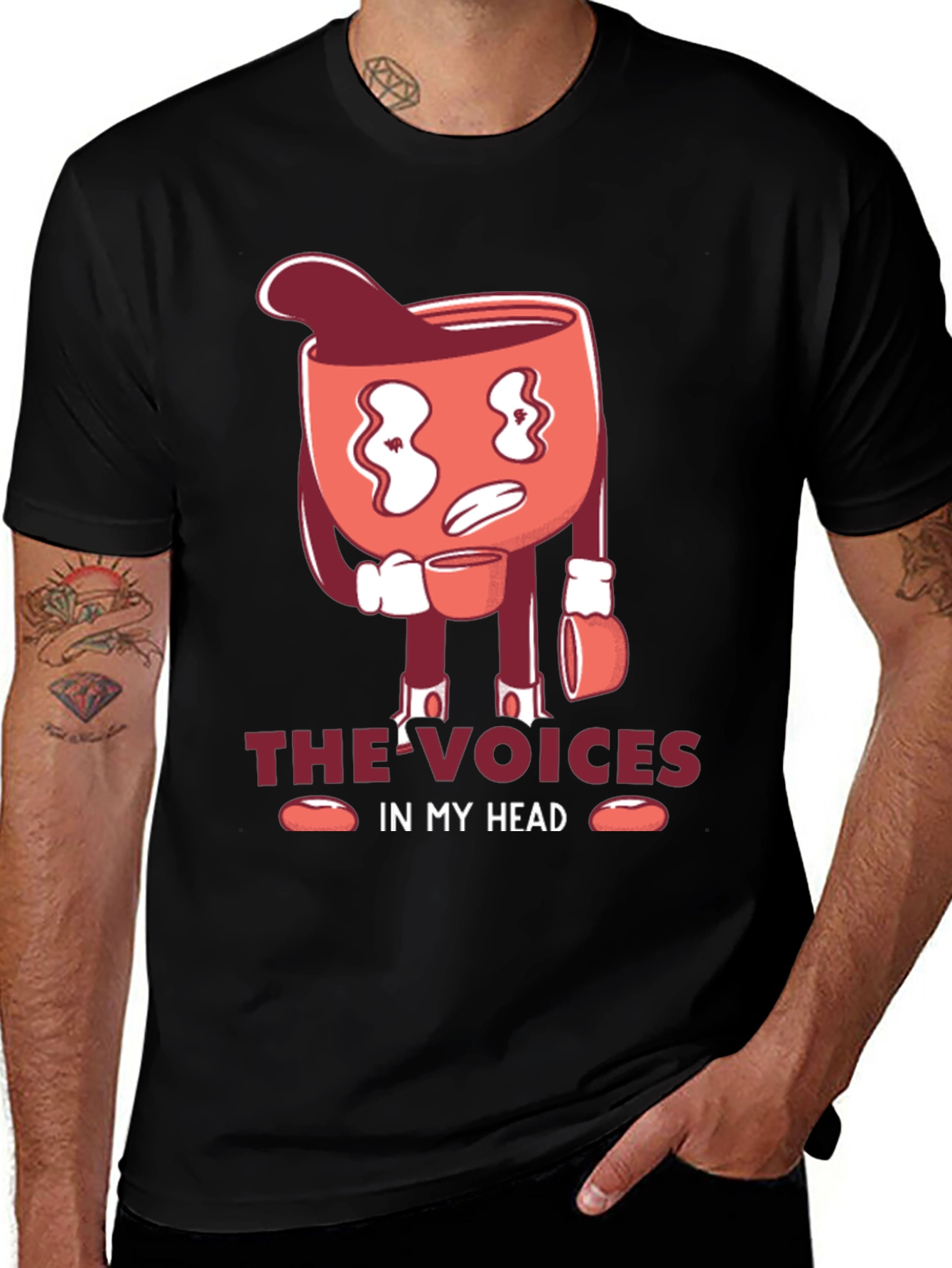 Variant 13 of Voices in My Head Graphic T-Shirt