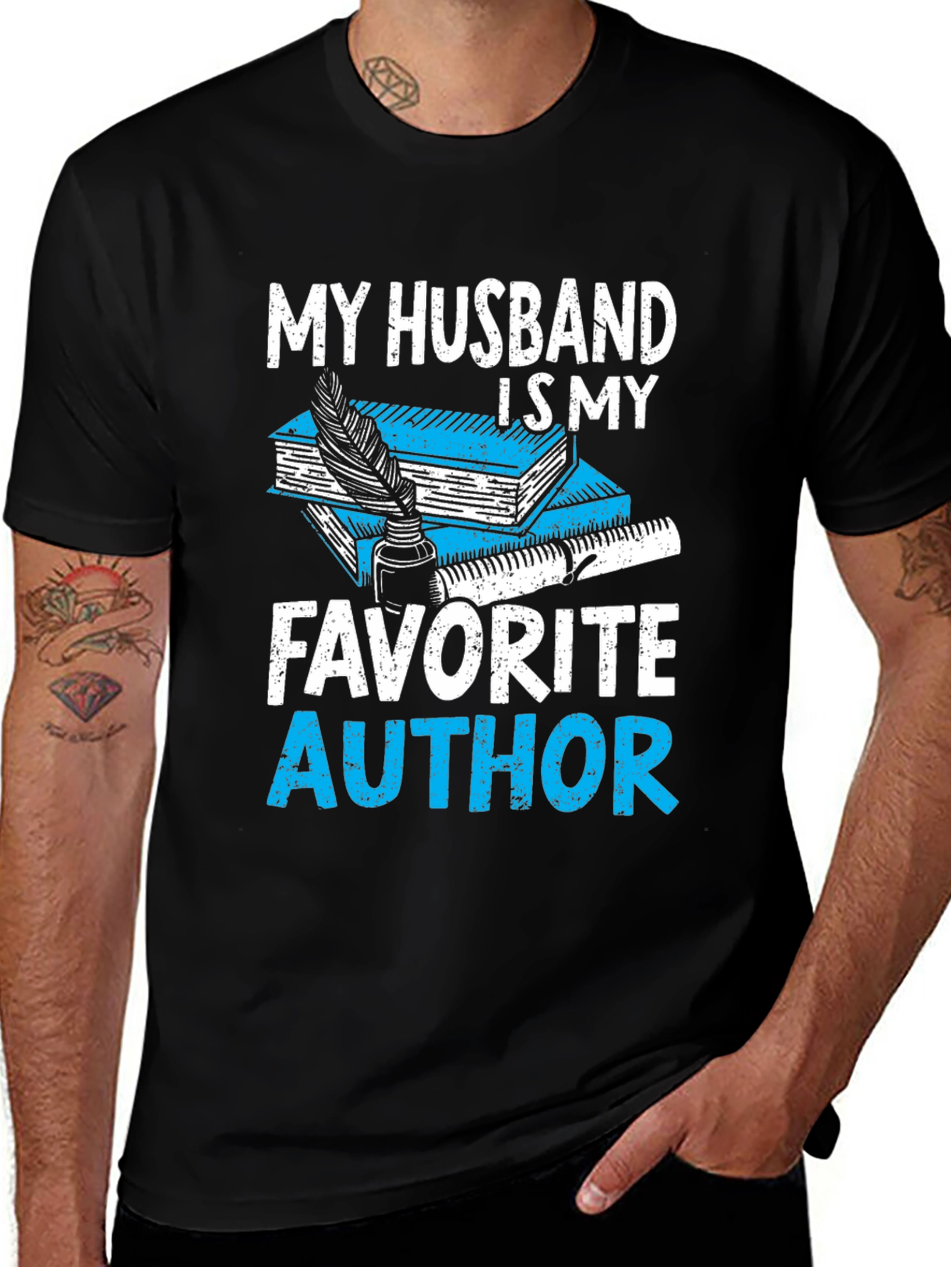 Variant 10 of My Husband Is My Favorite Author T-Shirt