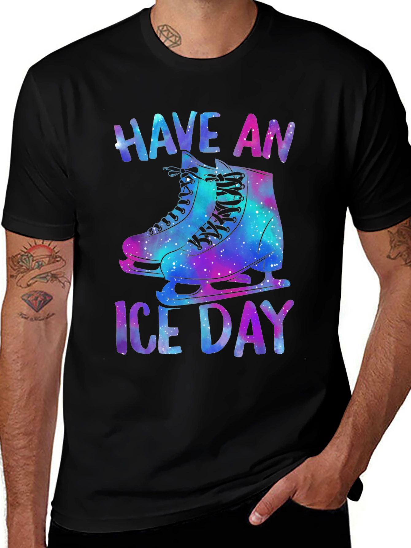 Have an Ice Day Galaxy Skate T-Shirt