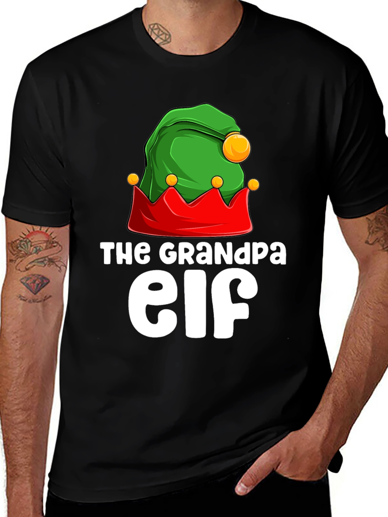 The Grandpa Elf T-Shirt - Holiday Gift