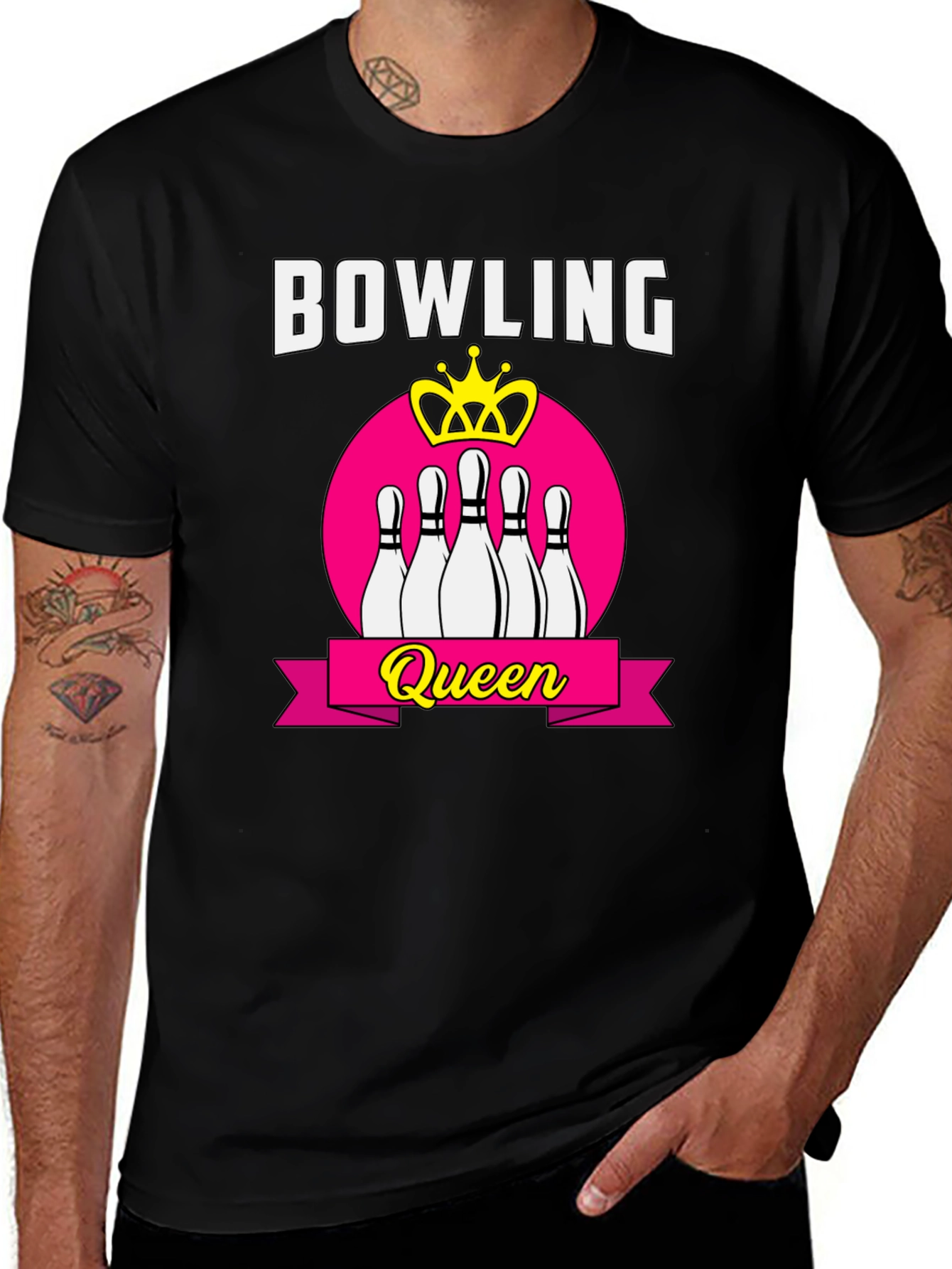Variant 22 of Bowling Queen Graphic T-Shirt