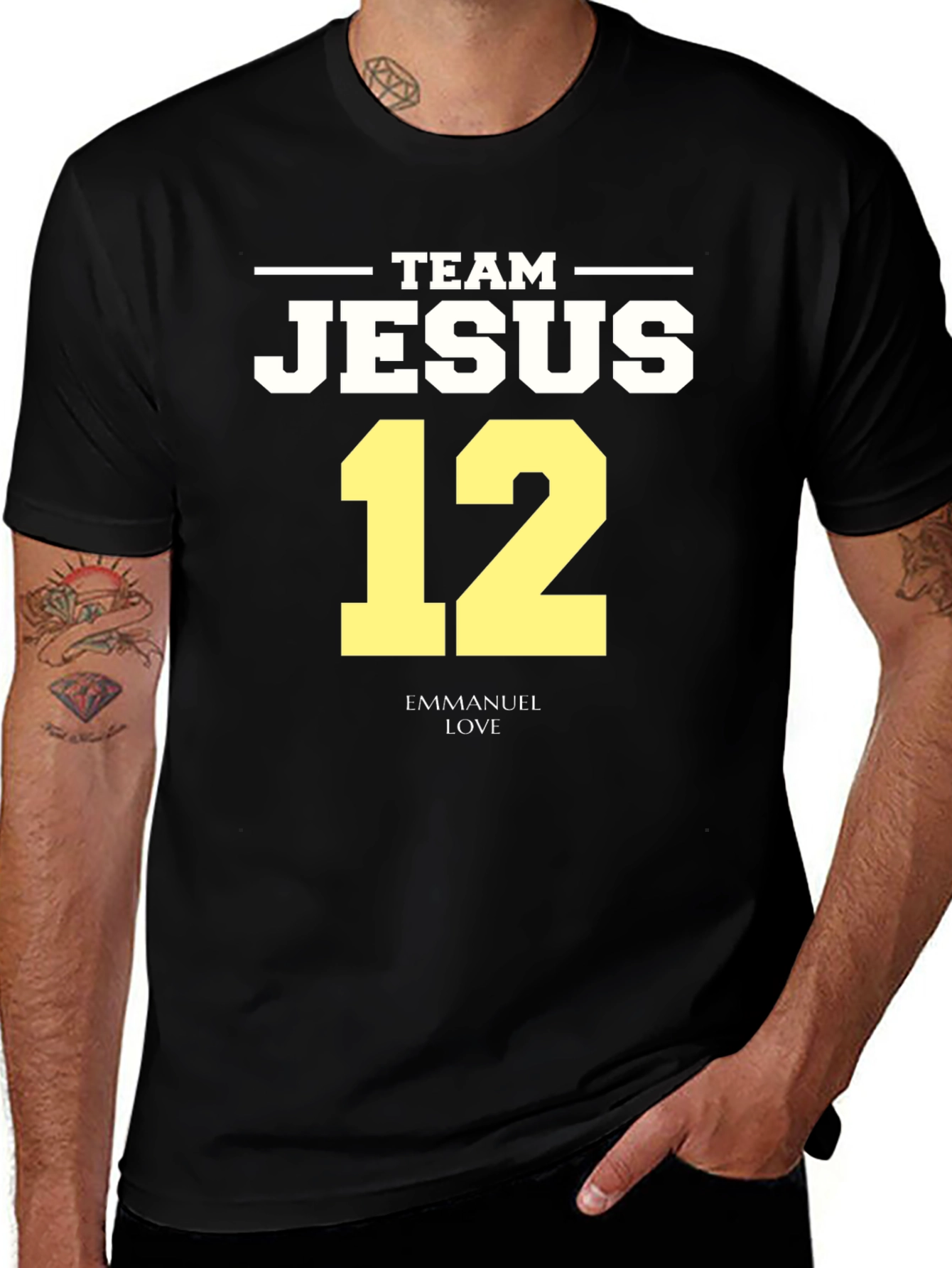 Team Jesus 12 T-Shirt - Emmanuel Love