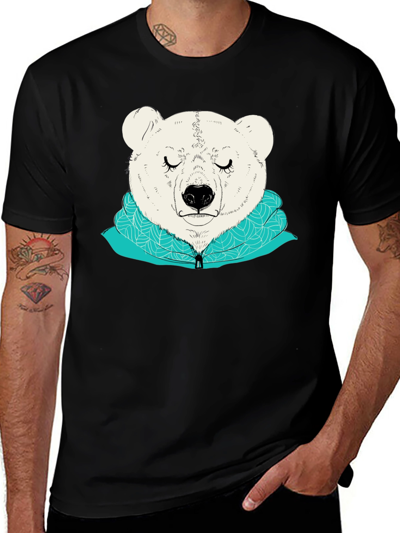 Variant 14 of Bear Graphic Tee - Soft & Stylish