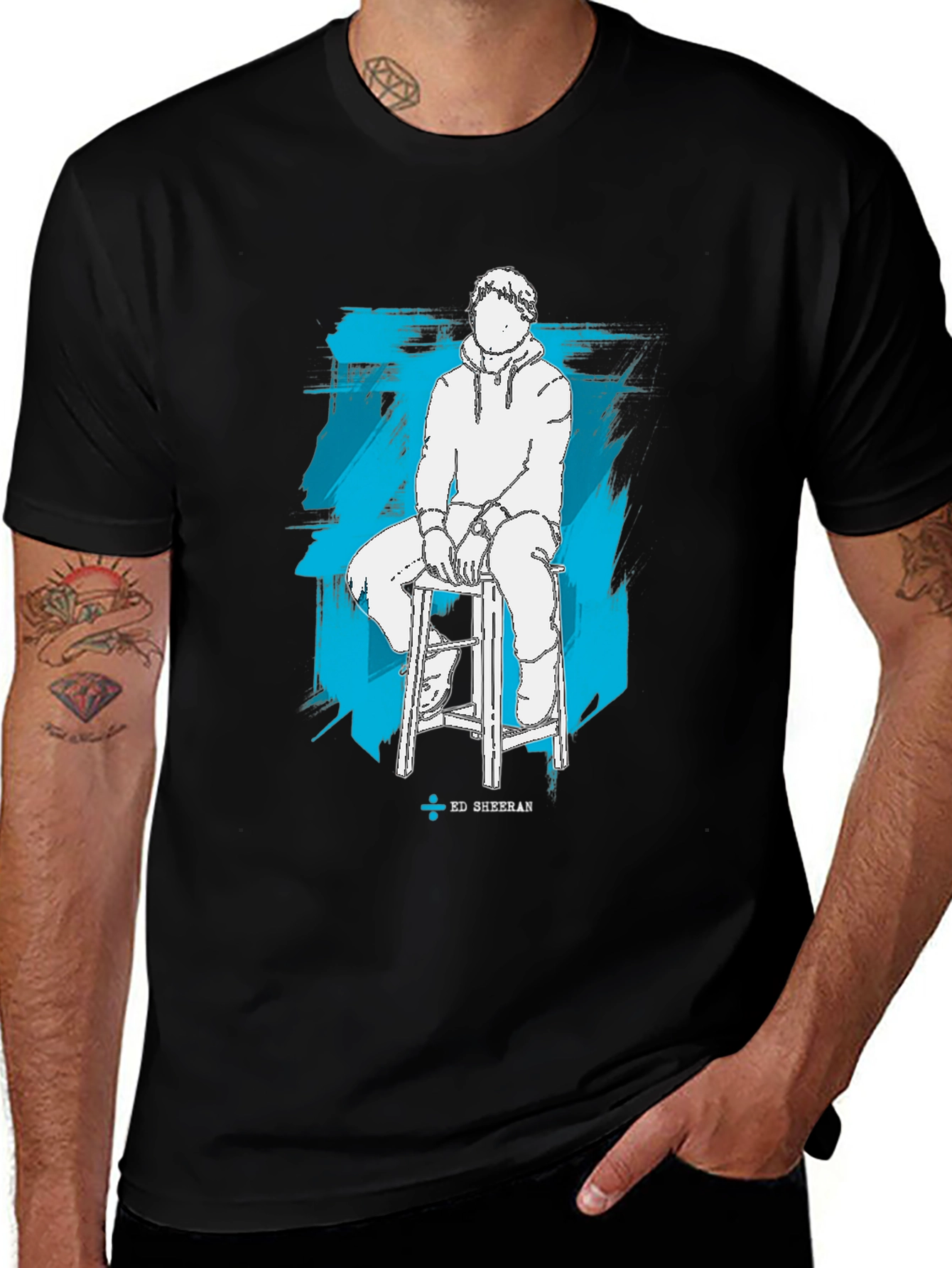 Variant 10 of Ed Sheeran Silhouette Graphic T-Shirt