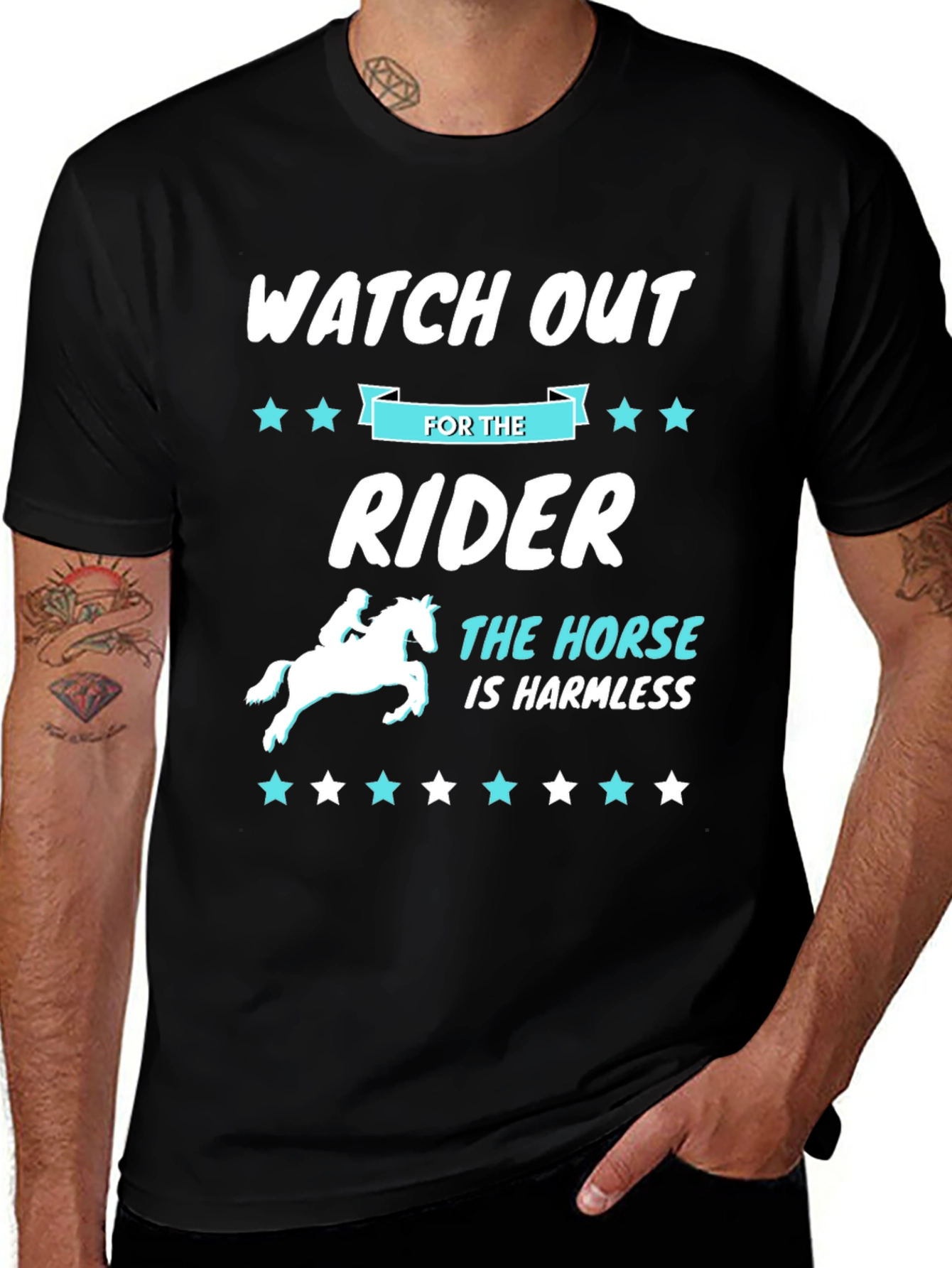 Variant 27 of Watch Out For The Rider T-Shirt
