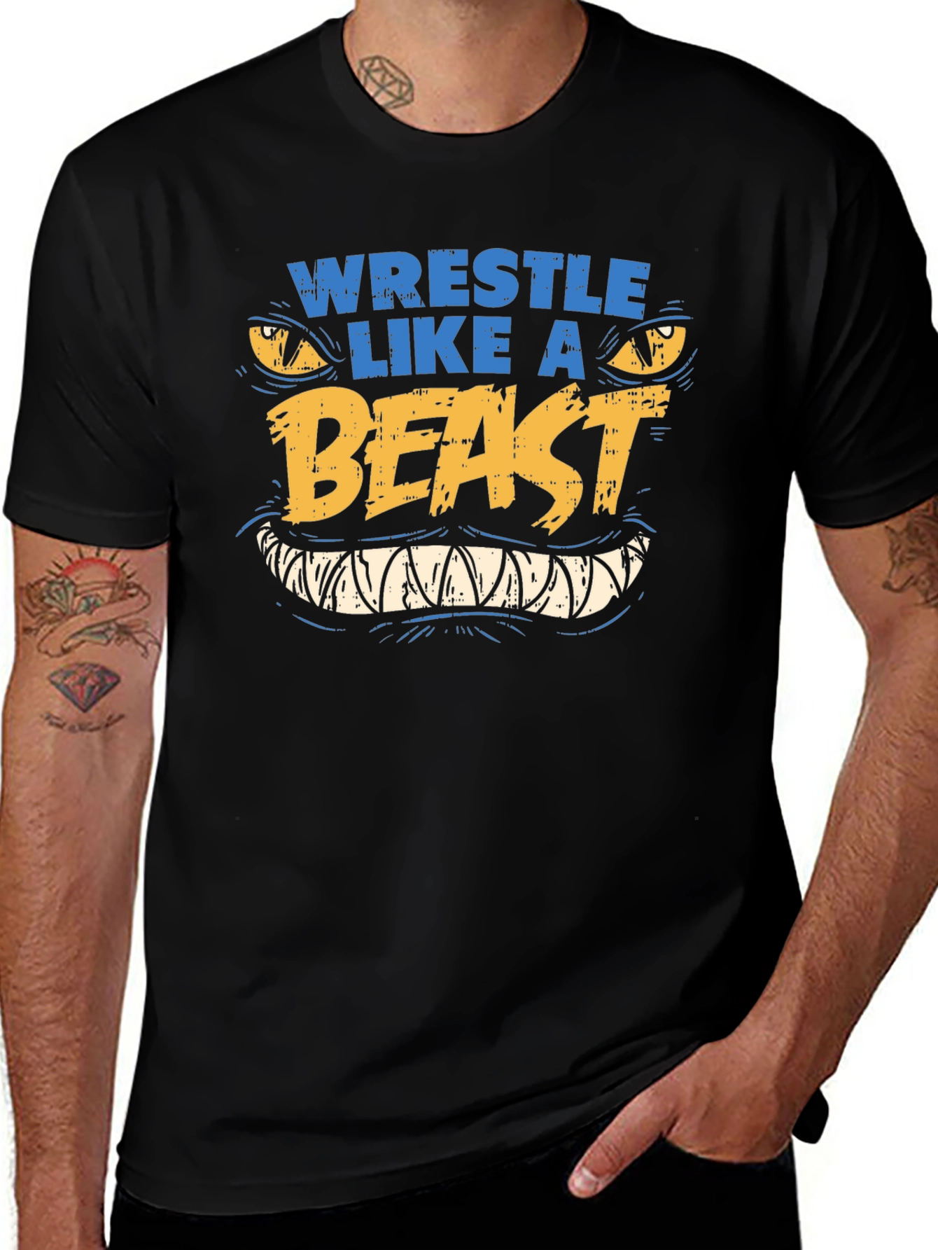 Variant 21 of Wrestle Like a Beast Graphic T-Shirt