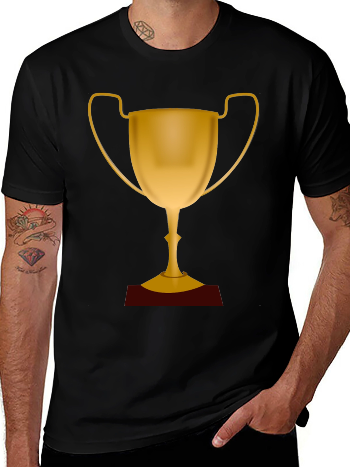 Variant 30 of Winner's Cup Graphic Tee - Black