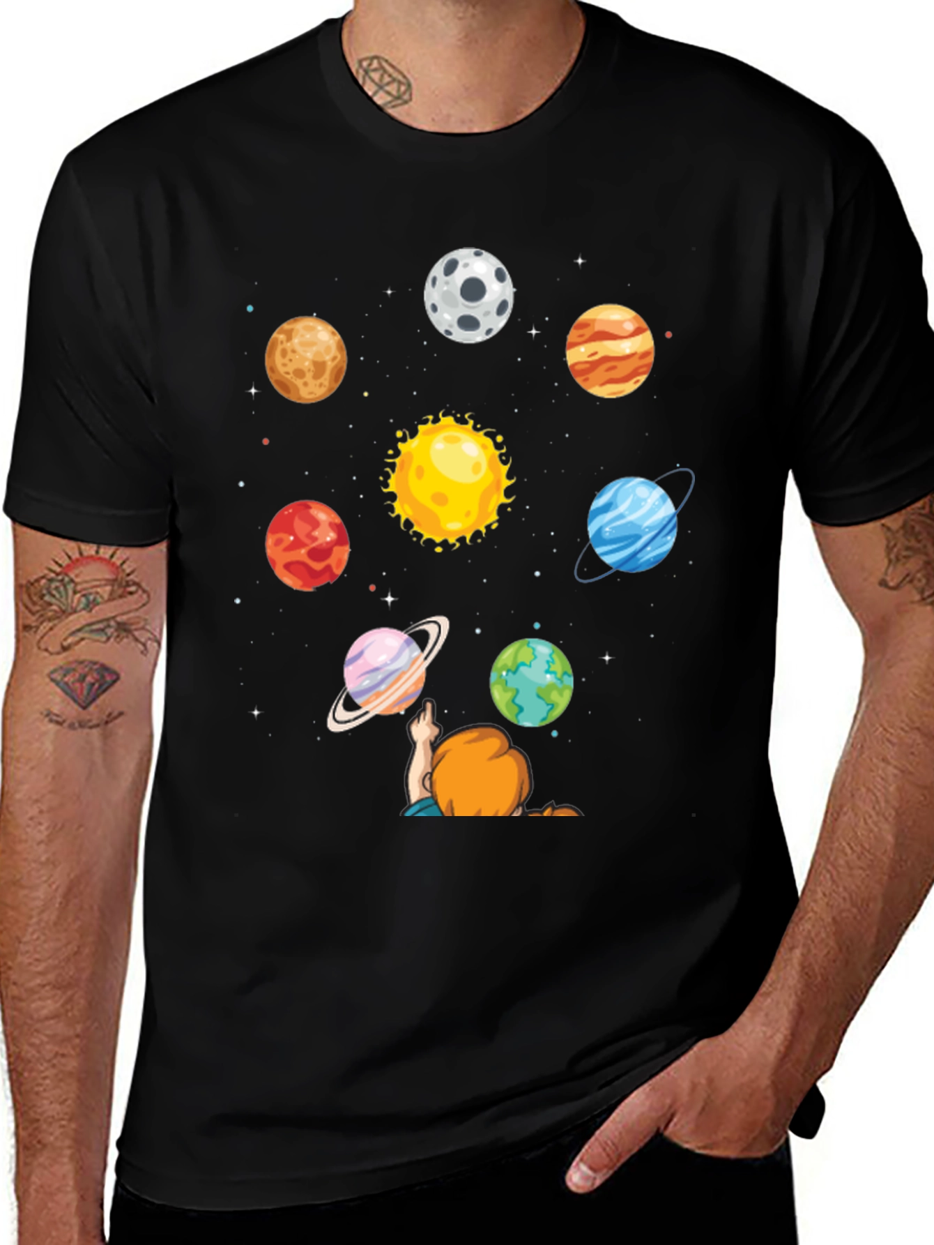 Planetary T-Shirt - Solar System Graphic Tee