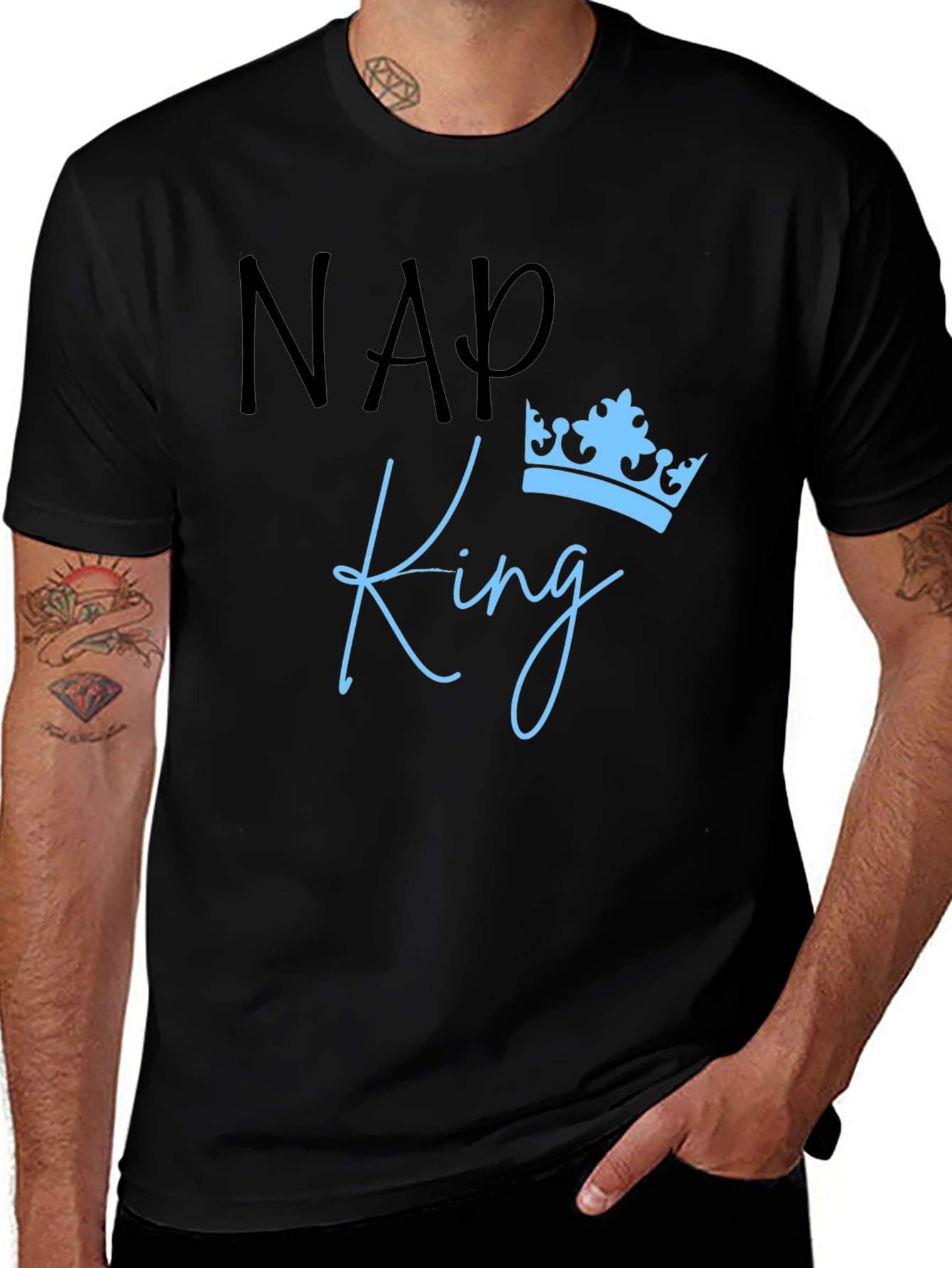 Nap King Graphic Tee - Black