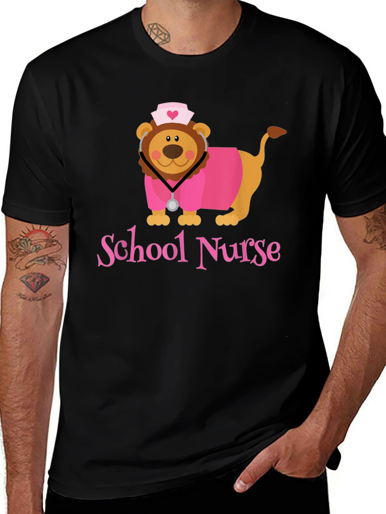 Variant 30 of School Nurse Lion T-Shirt