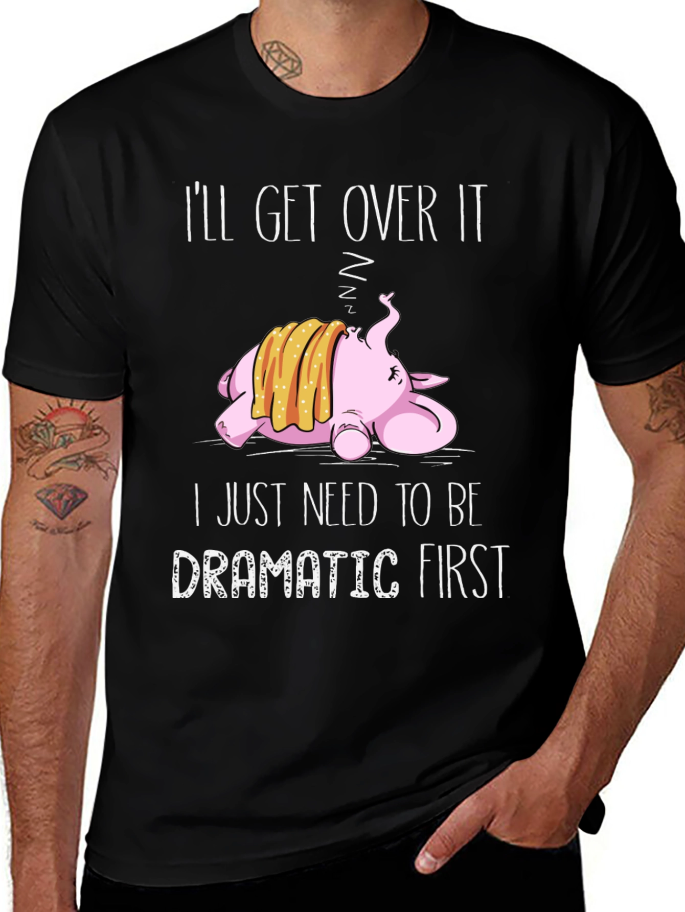 Variant 16 of Dramatic First T-Shirt - Unisex Funny Tee