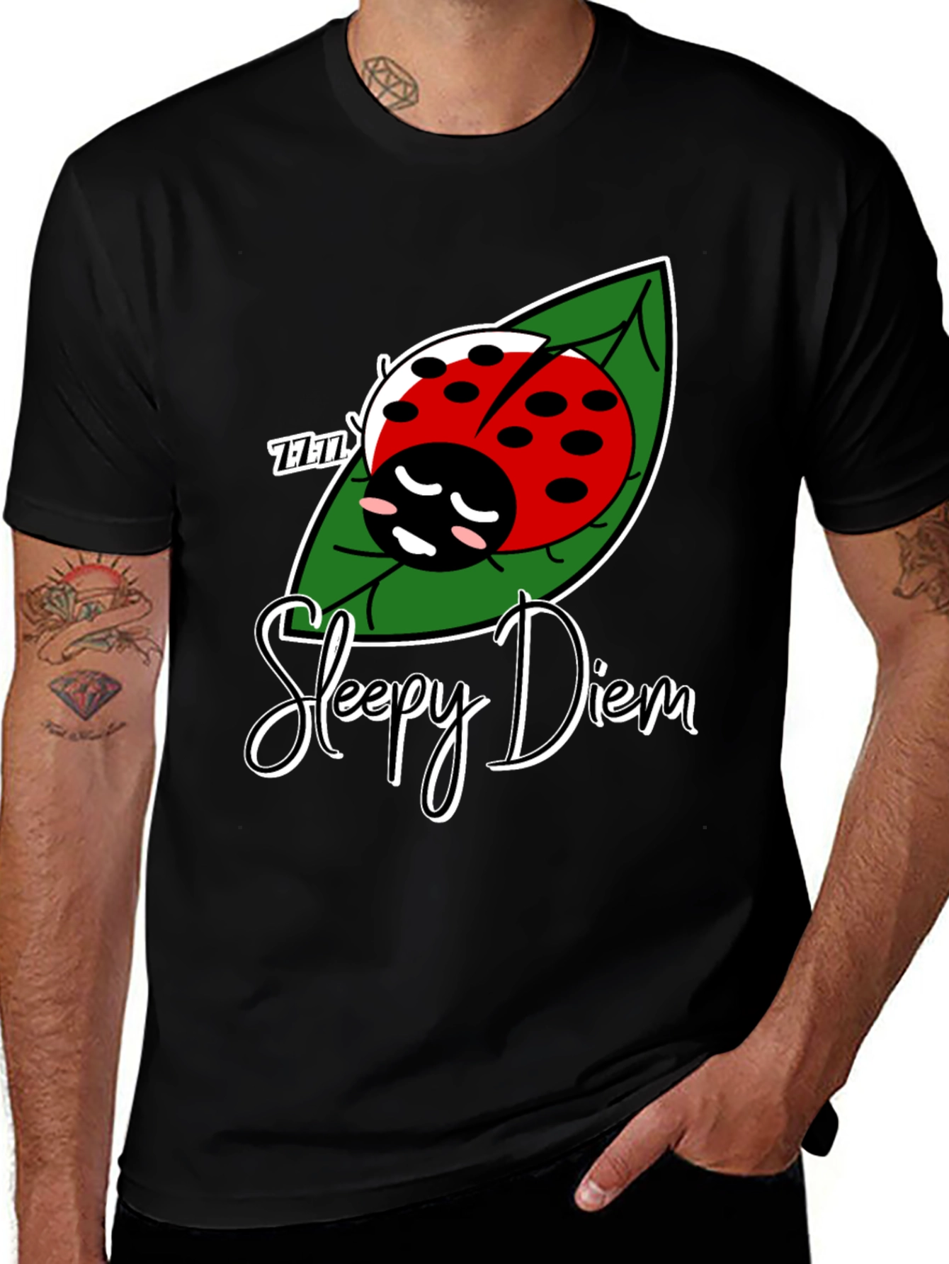 Variant 16 of Sleepy Diem Ladybug Graphic Tee