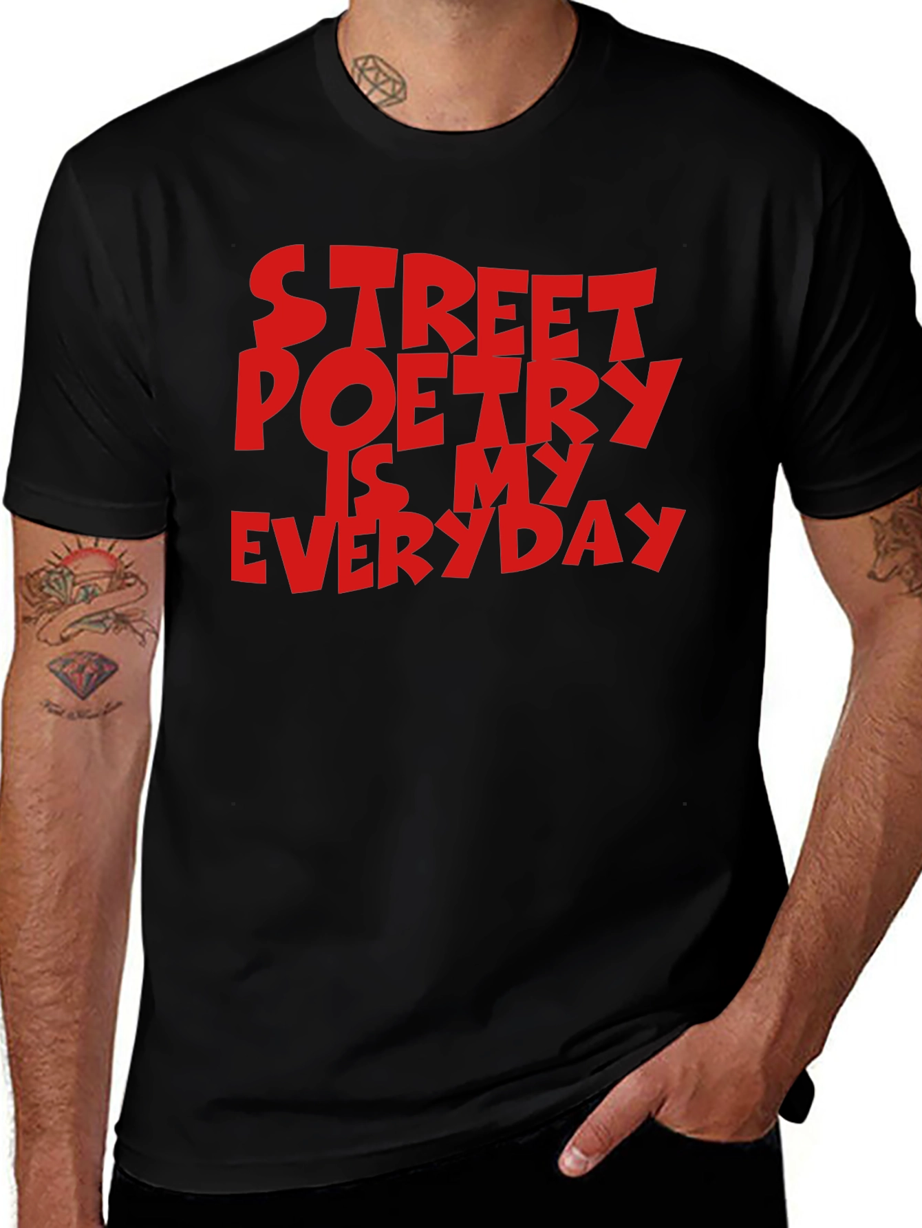 Variant 28 of Street Poetry Everyday Graphic T-Shirt