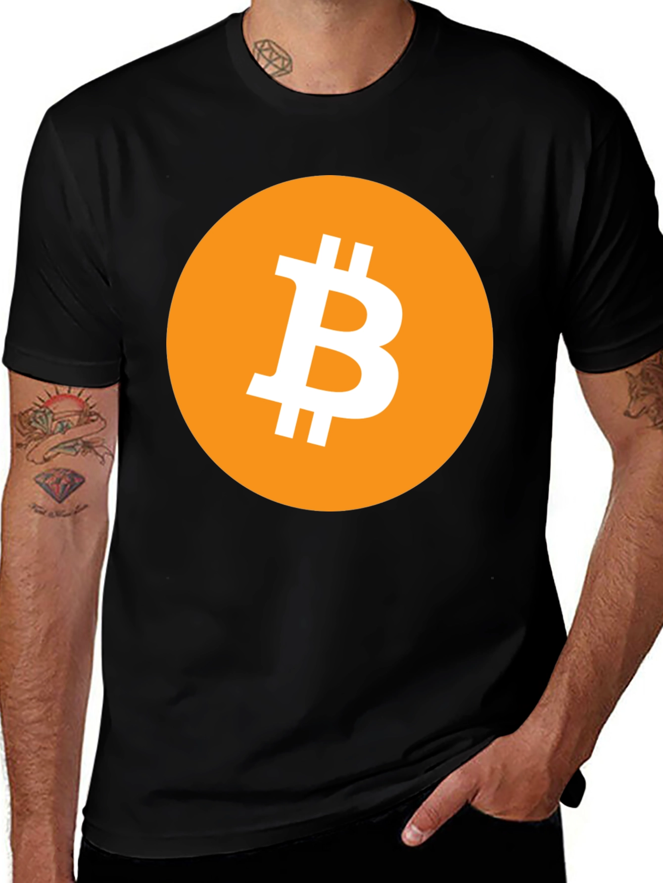 Bitcoin Crypto Black T-Shirt