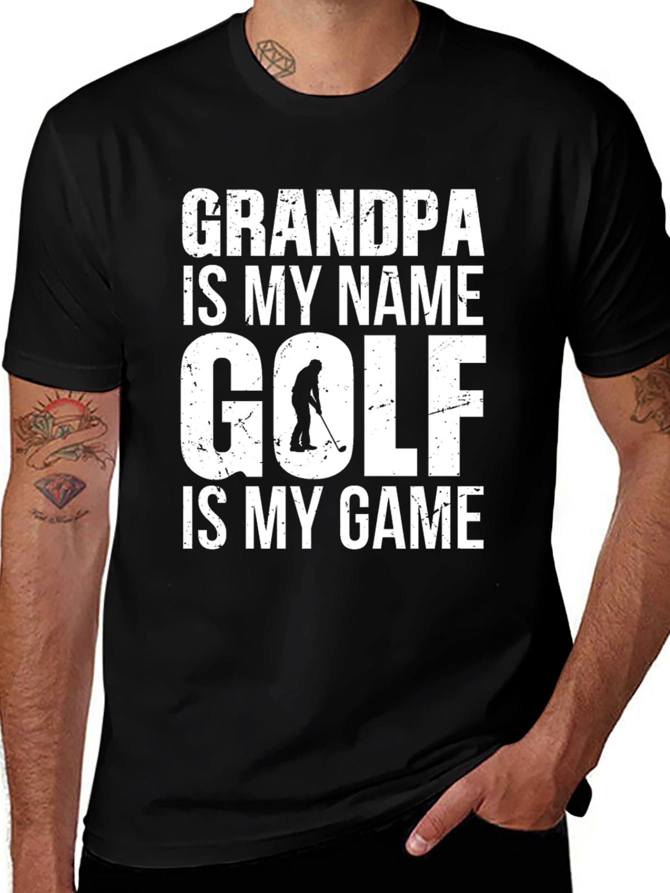 Variant 8 of Grandpa Golf T-Shirt - Funny Golfer Tee