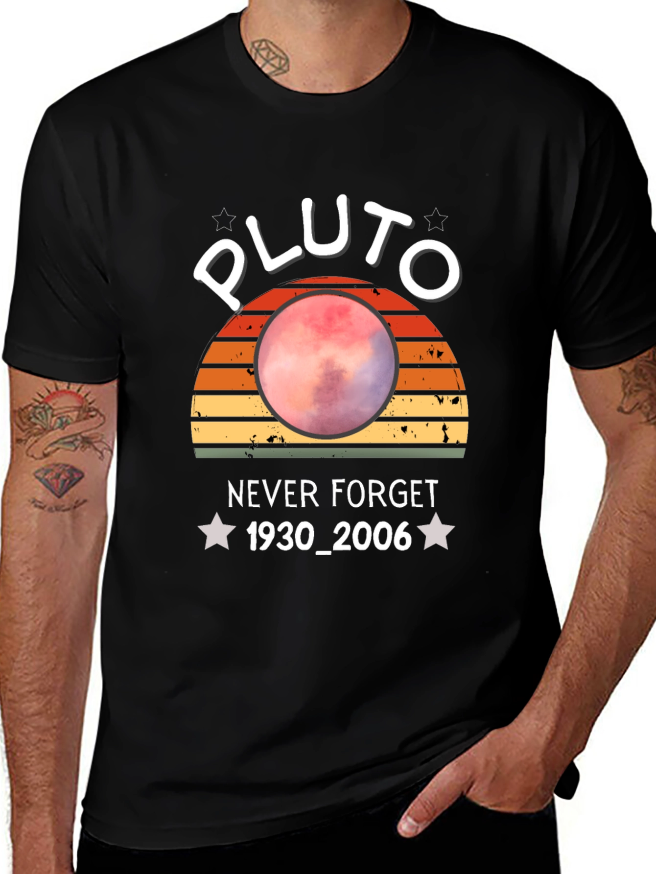 Retro Pluto Never Forget T-Shirt